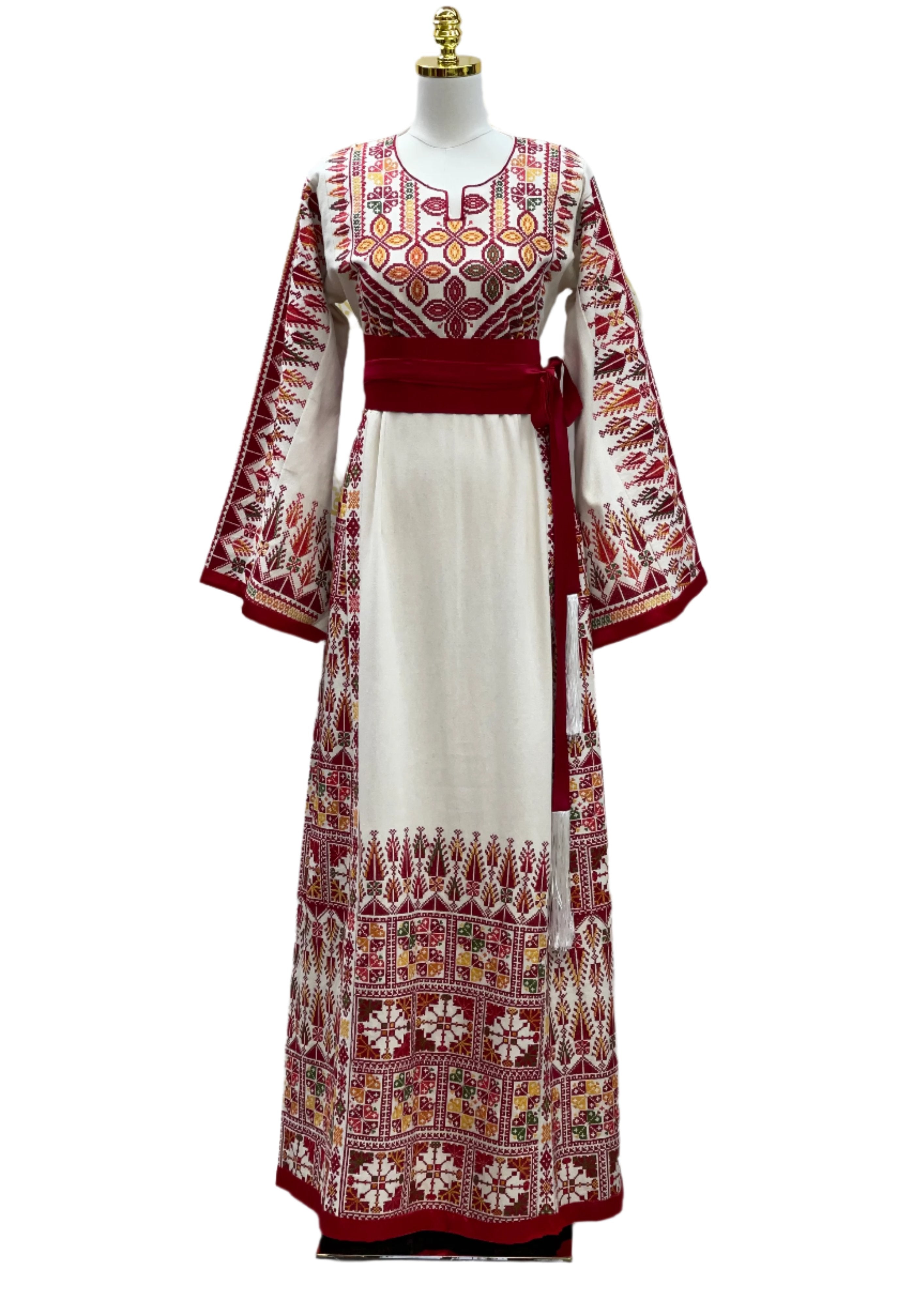 Embroidered Etamin Thoub: Exquisite Elegance & Lasting Comfort Palestinian Elegance