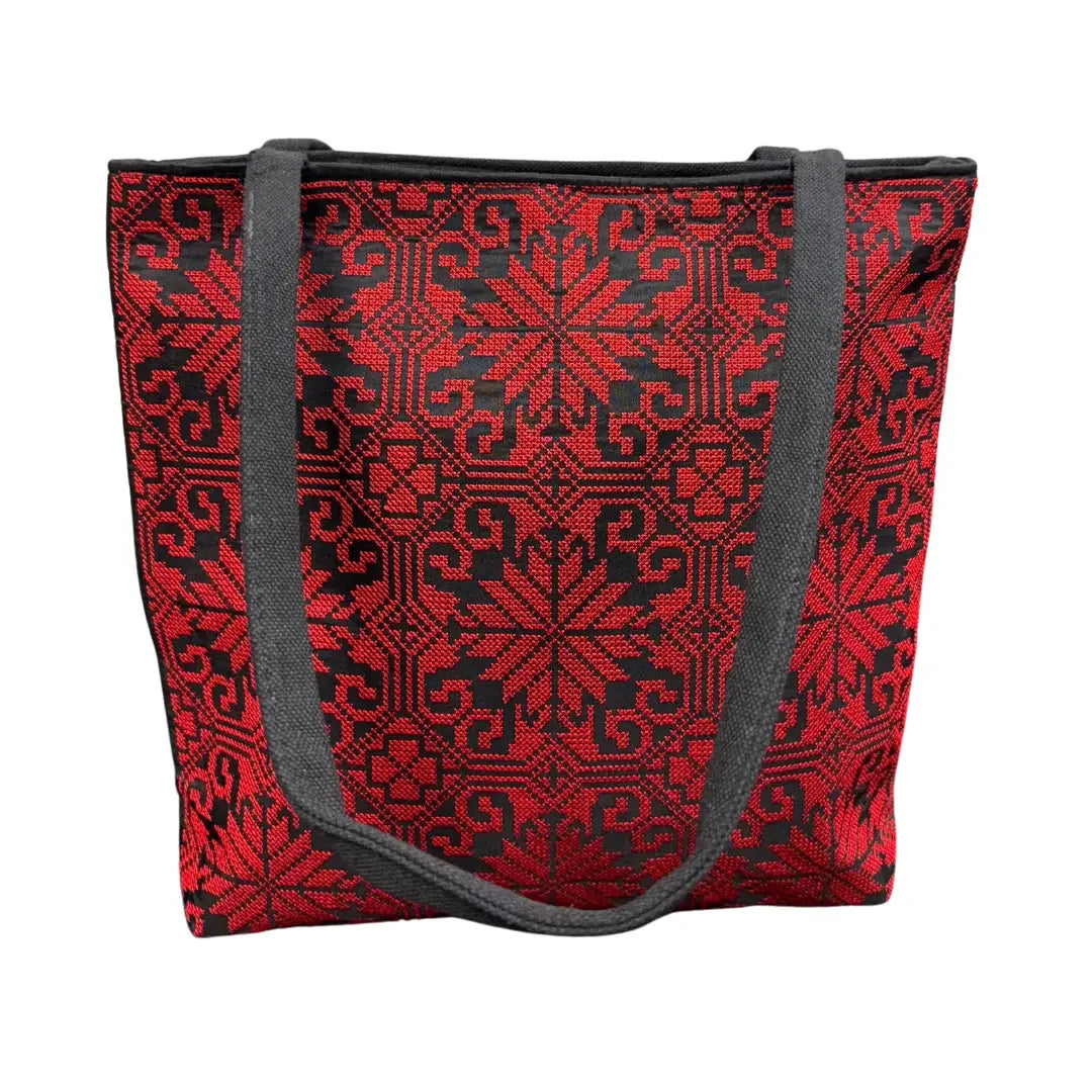 Embroidered Tote Bags - Jordan & Tatreez Designs | 40 cm Length Palestinian Elegance