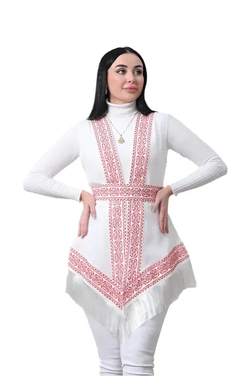 Effortless Style: Versatile Fashion Staple Vest Palestinian Elegance