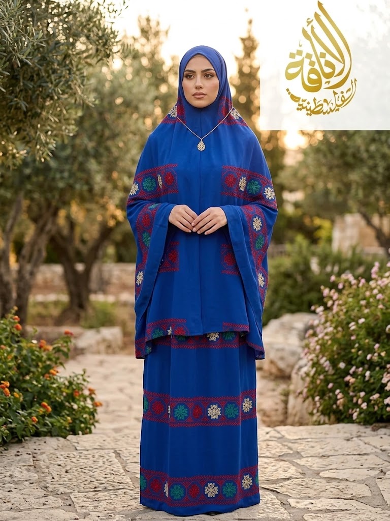 Embroidered Two-Piece Prayer Set for Spiritual Reflection and Comfort