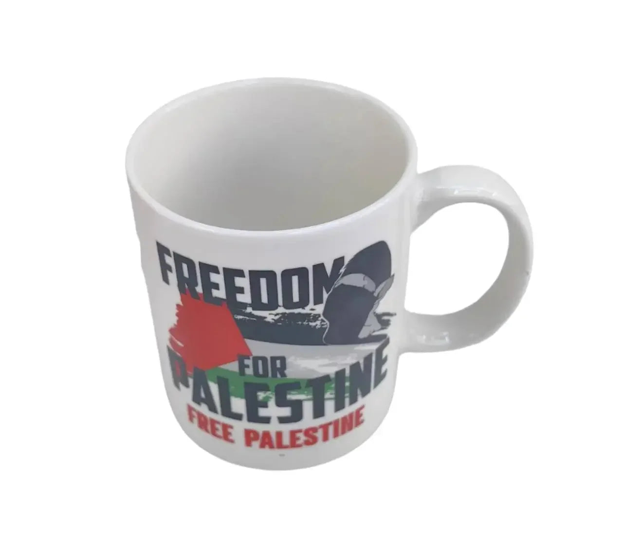 Freedom for Palestine Mug Palestinian Elegance
