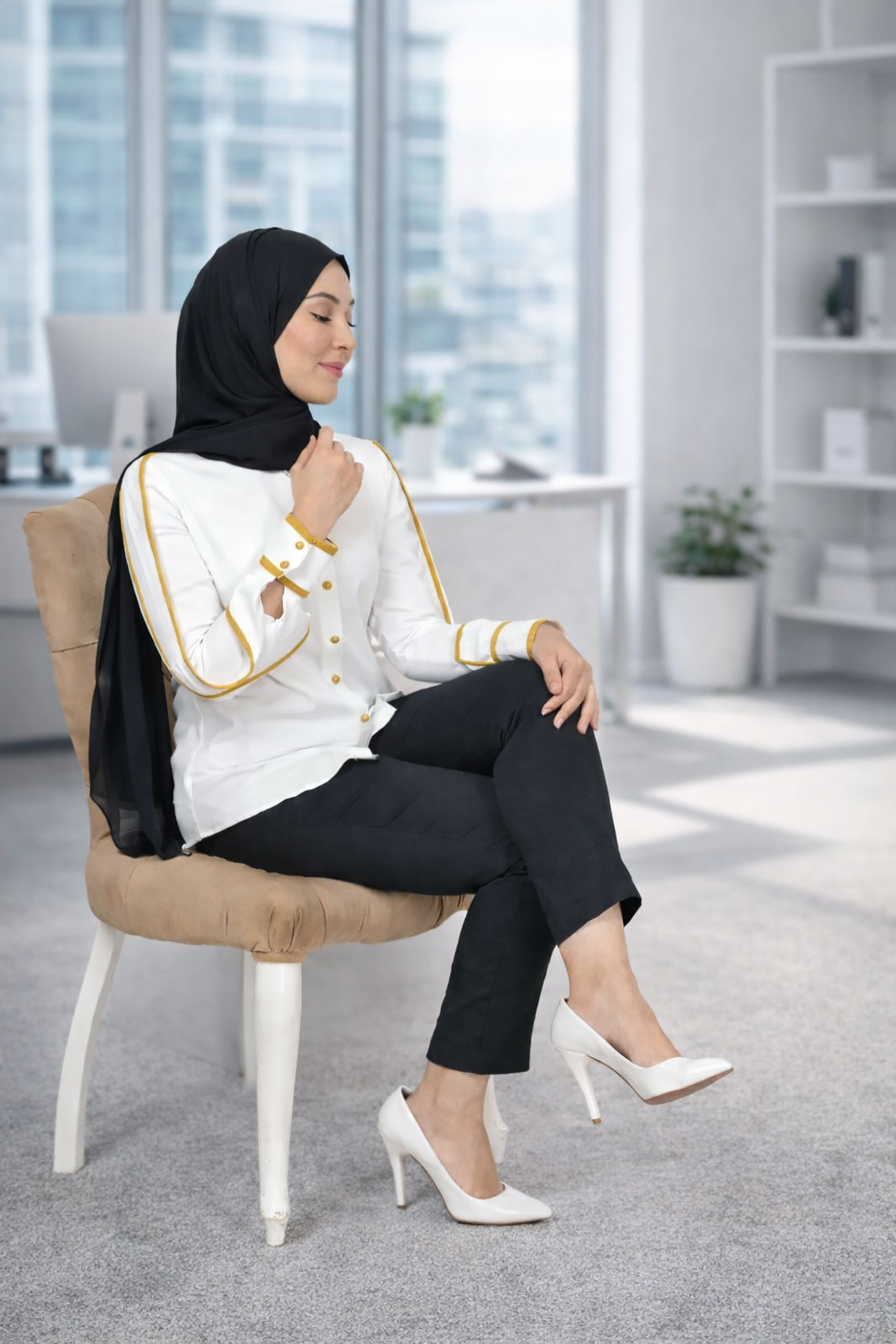 Contrast Ping Shirt-The unique contrasting colors add a modern twist to a classic shirt