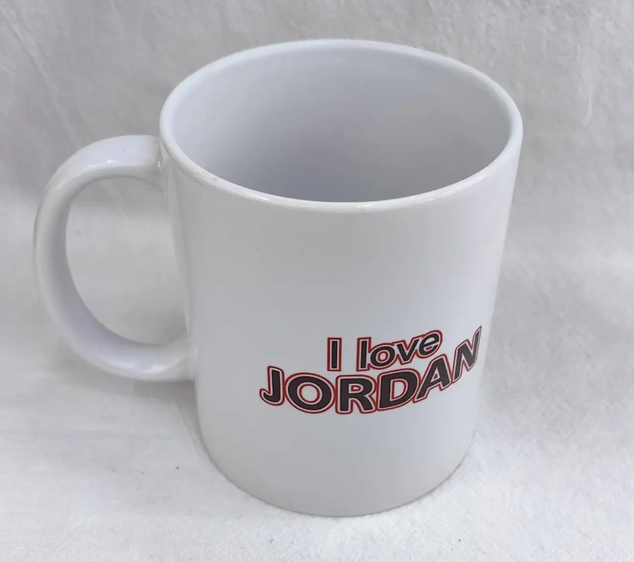 I Love Jordan Two-Faced Cup Design Palestinian Elegance