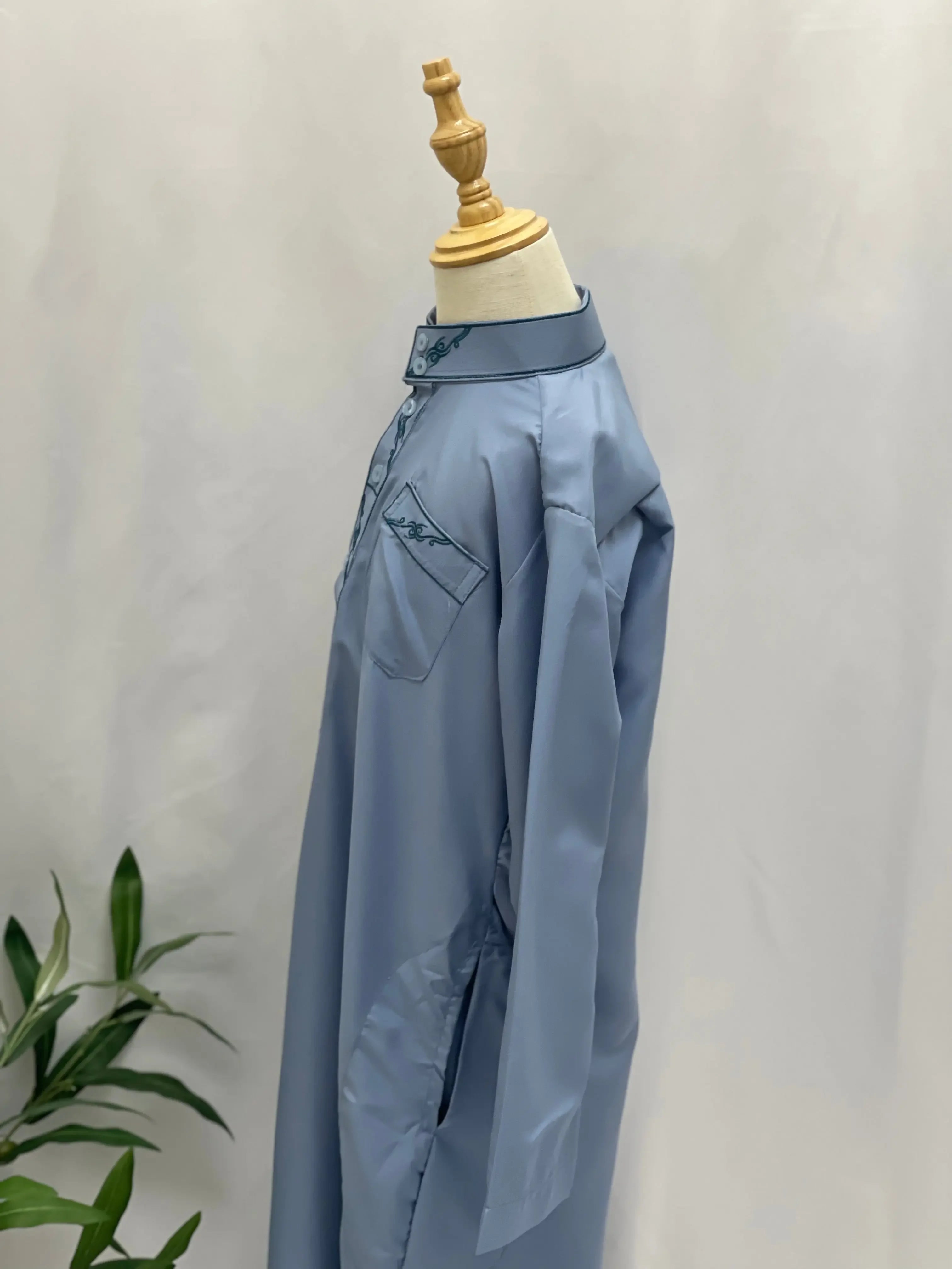 Kids' High-Quality Thobe - Durable Stitching, Multi Sizes & Variants Palestinian Elegance