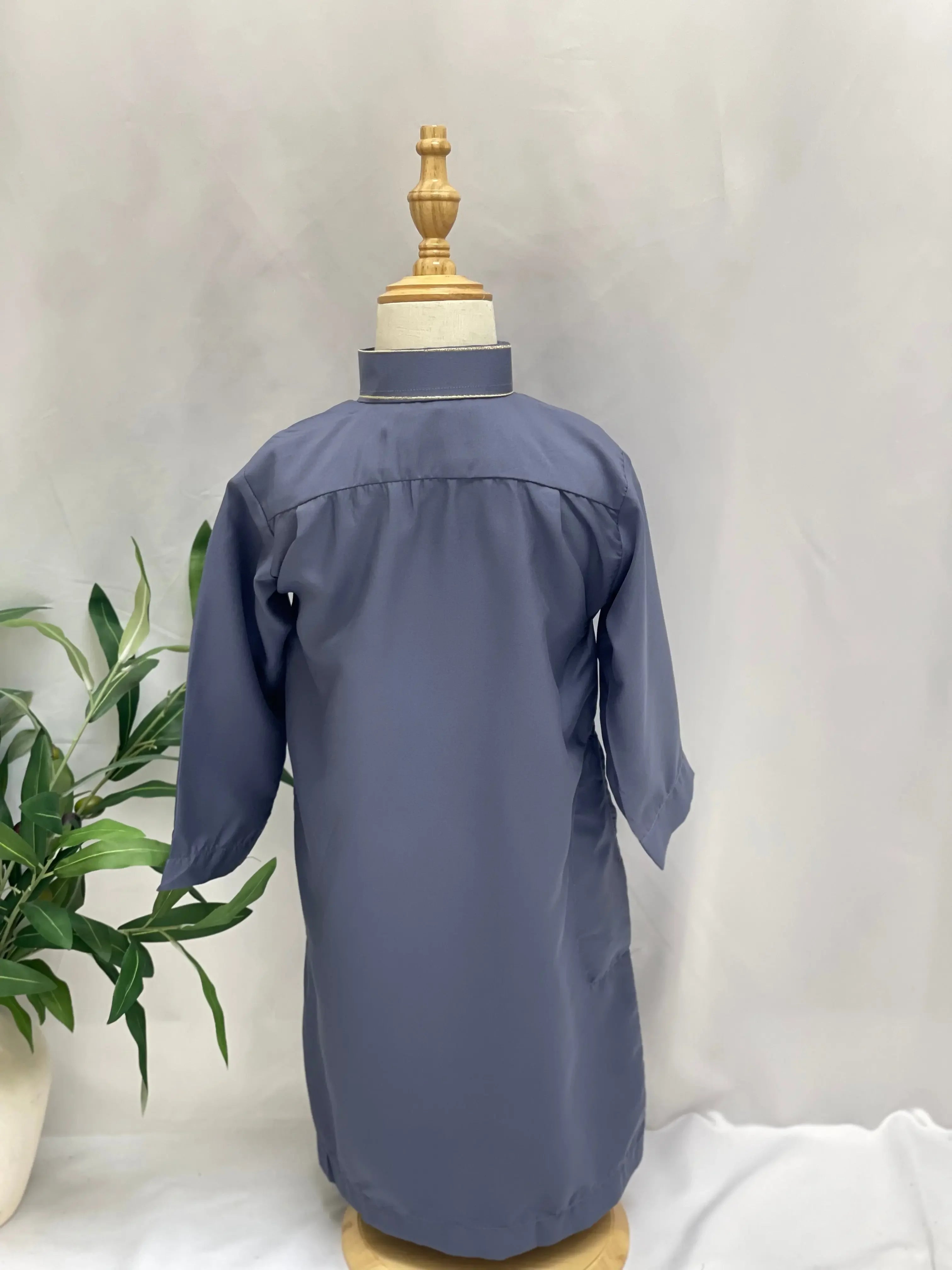 Kids' High-Quality Thobe - Durable Stitching, Multi Sizes & Variants Palestinian Elegance