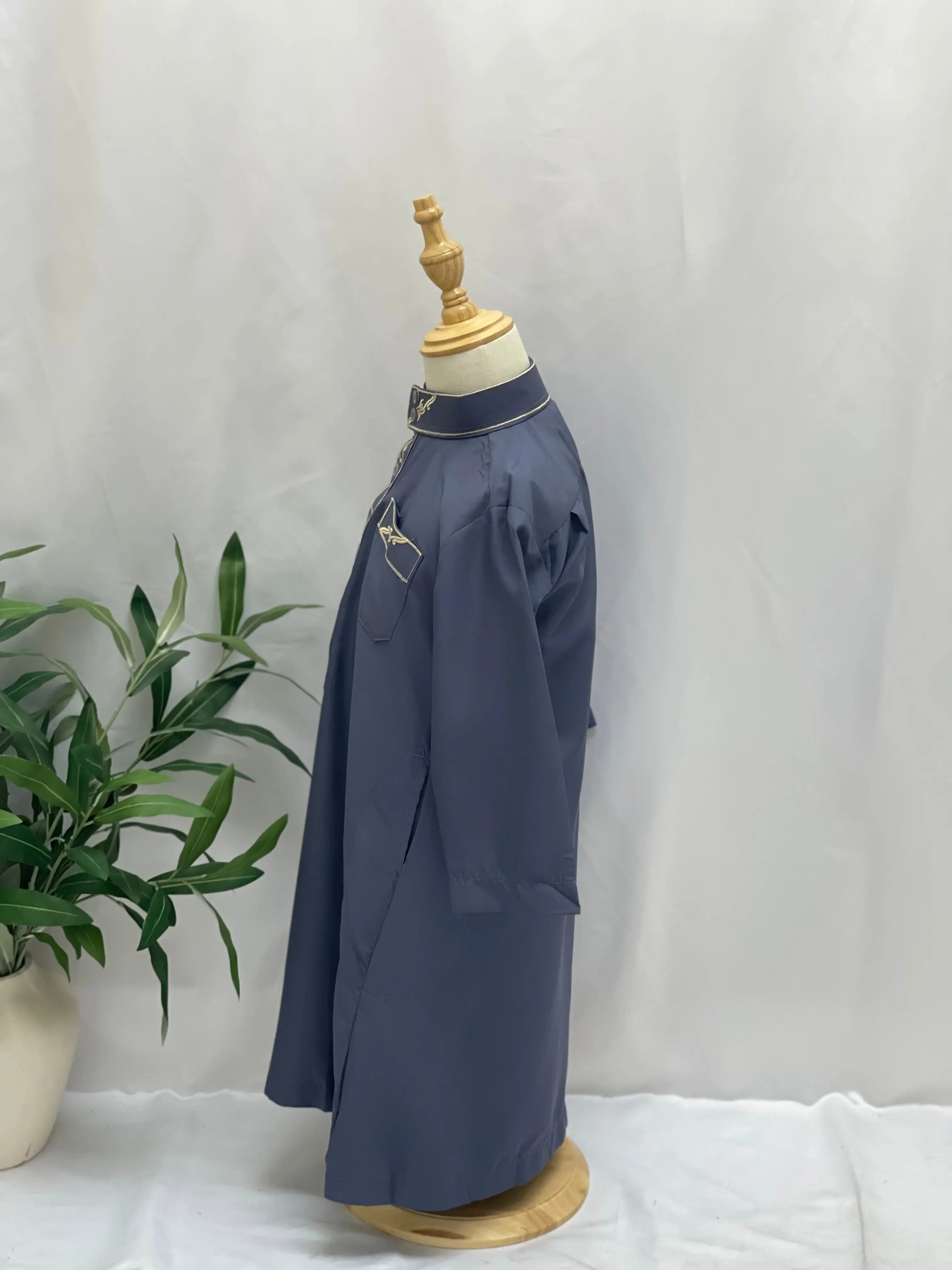 Kids' High-Quality Thobe - Durable Stitching, Multi Sizes & Variants Palestinian Elegance