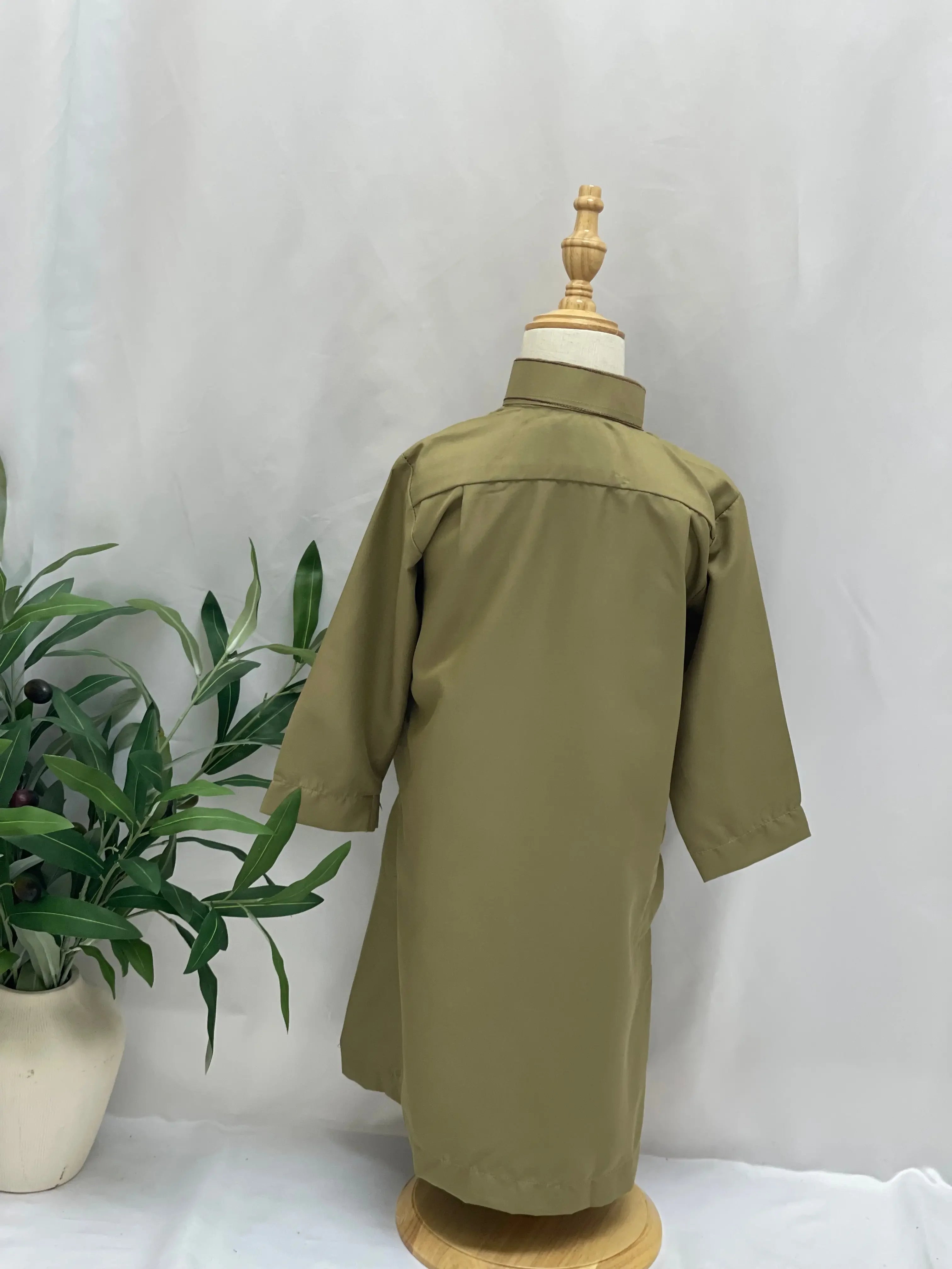 Kids' High-Quality Thobe - Durable Stitching, Multi Sizes & Variants Palestinian Elegance