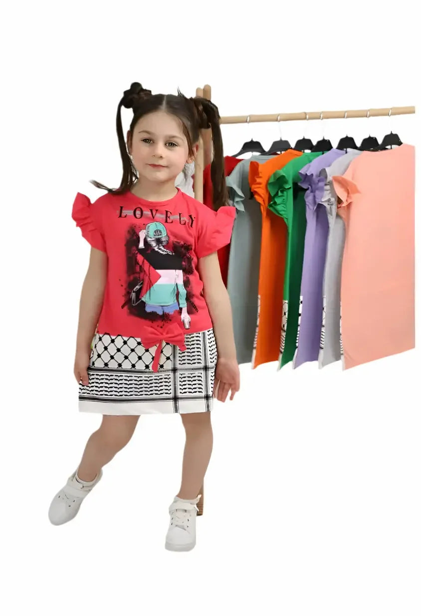 Boys Kofya Dress Shirt - Stylish Comfortable Dress Shirt for Kids - Palestinian Elegance