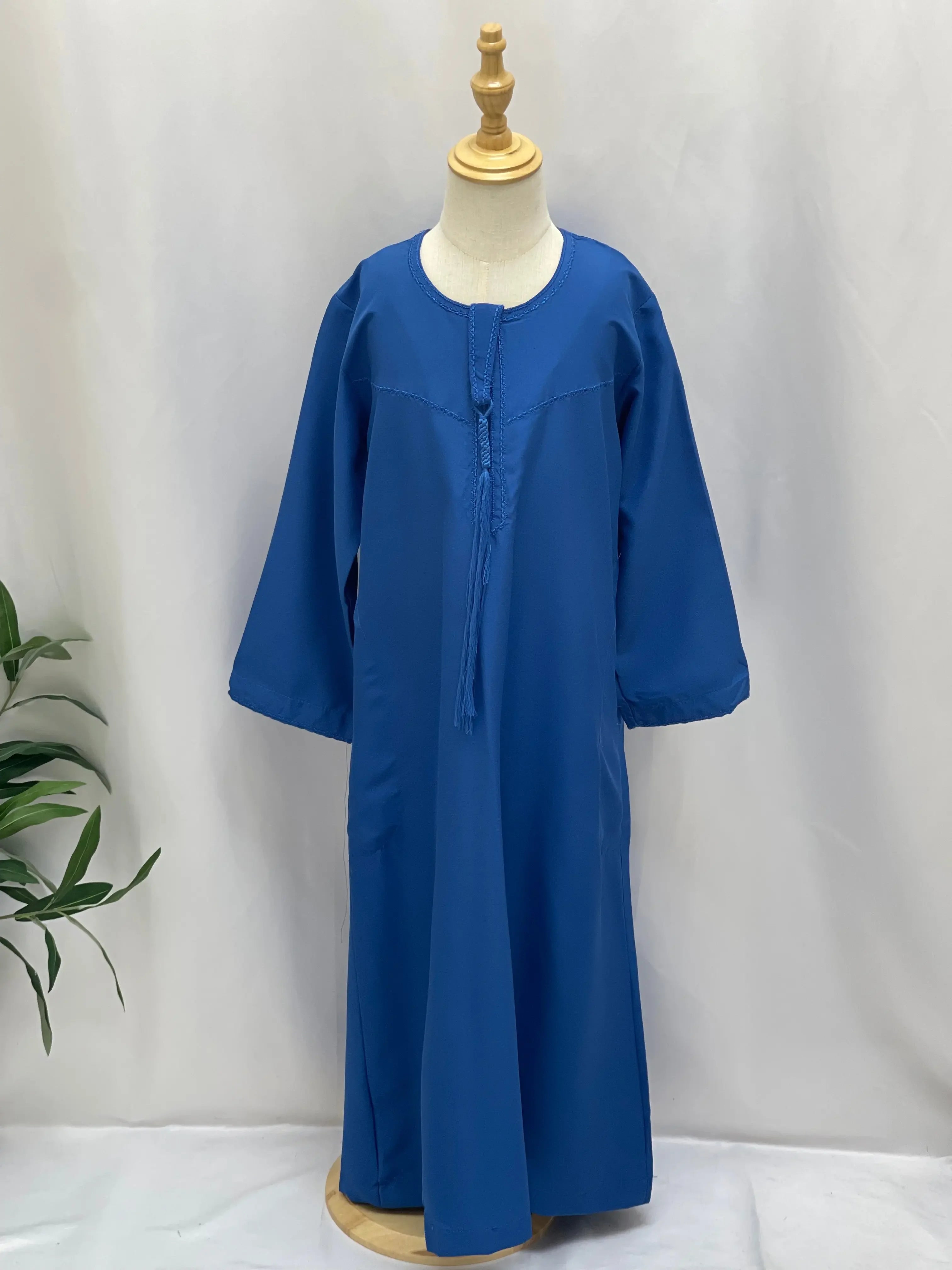 Kids' Unique Thobe with Detachable Sharshoba - High-Quality & Stylish Palestinian Elegance