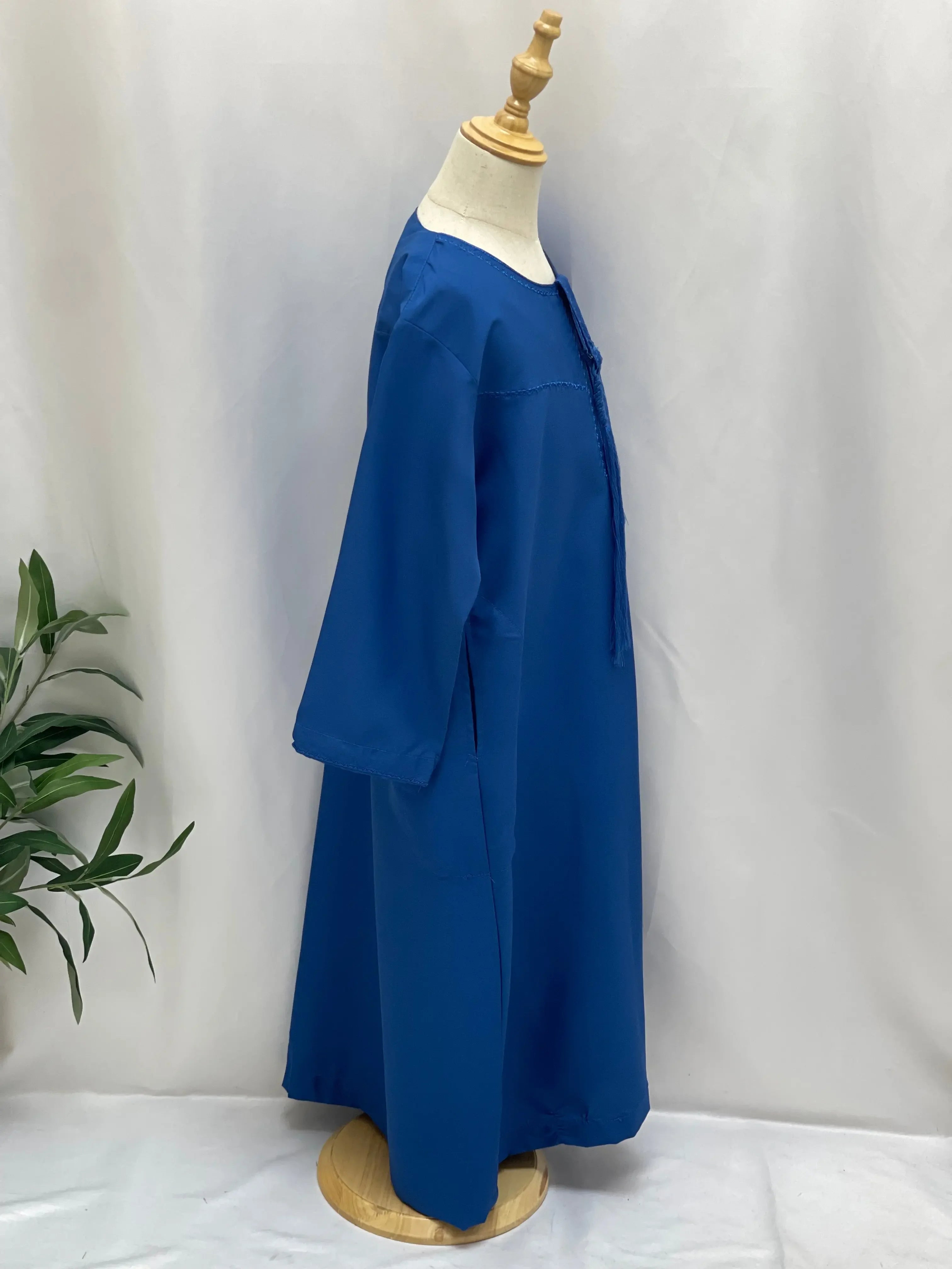 Kids' Unique Thobe with Detachable Sharshoba - High-Quality & Stylish Palestinian Elegance