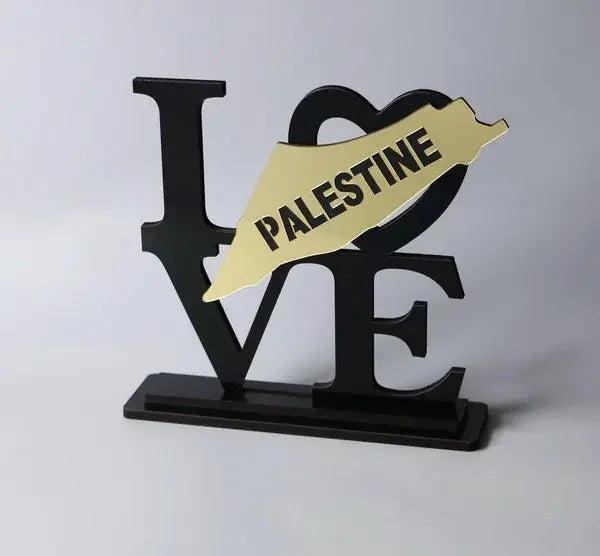 Heartfelt Heritage: Love with Country Shape and Heart Home Decor Series Palestinian Elegance