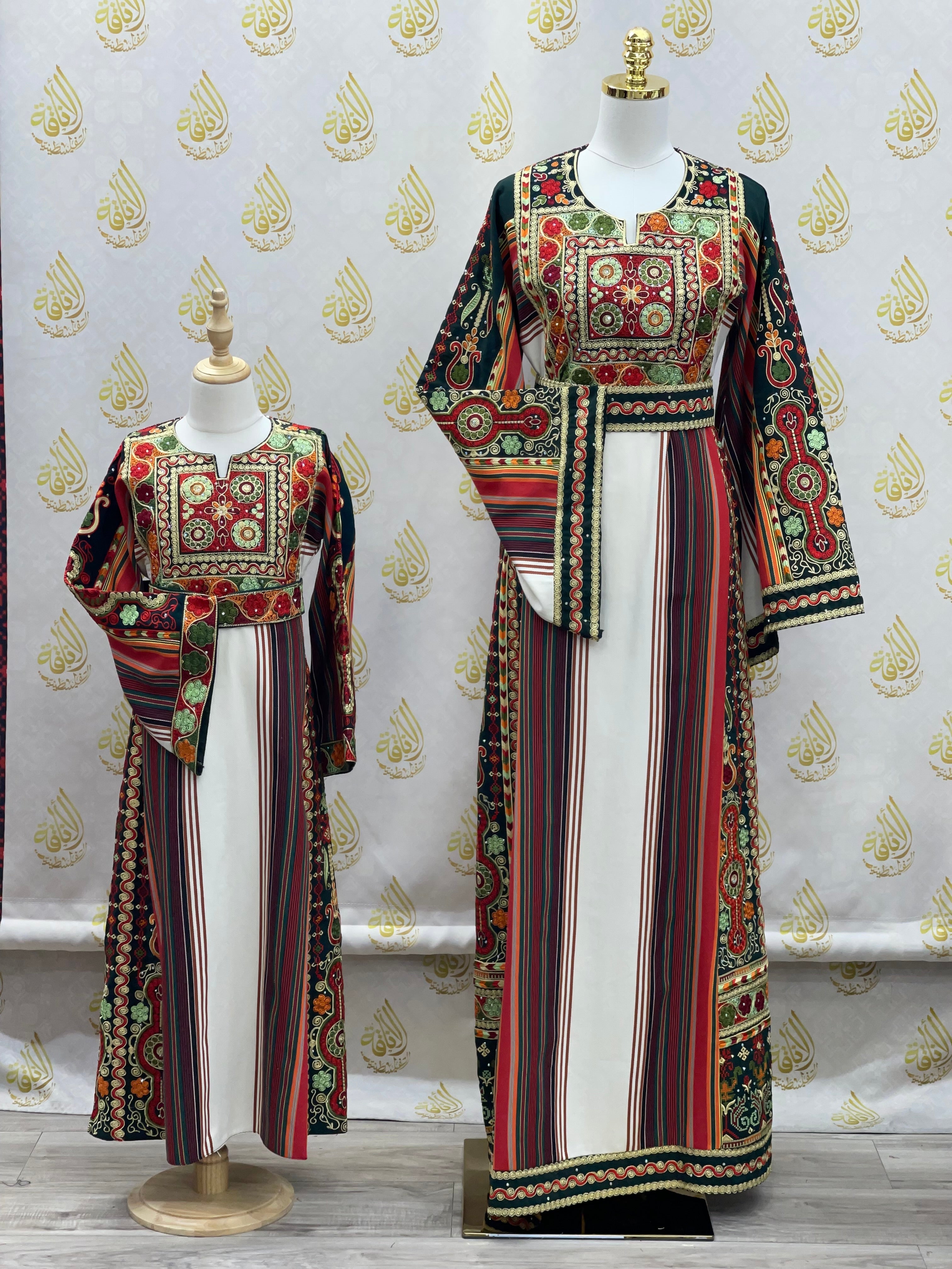 Exquisite Embroidered Majdalwi Thoub: A Celebration of Tradition Palestinian Elegance
