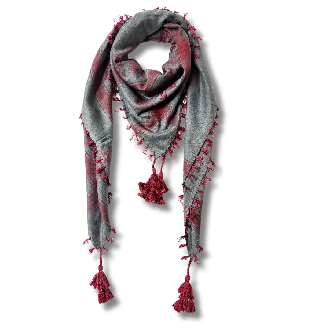 Colorful Kuffiyehs: Cultural Heritage and Versatile Style Palestinian Elegance