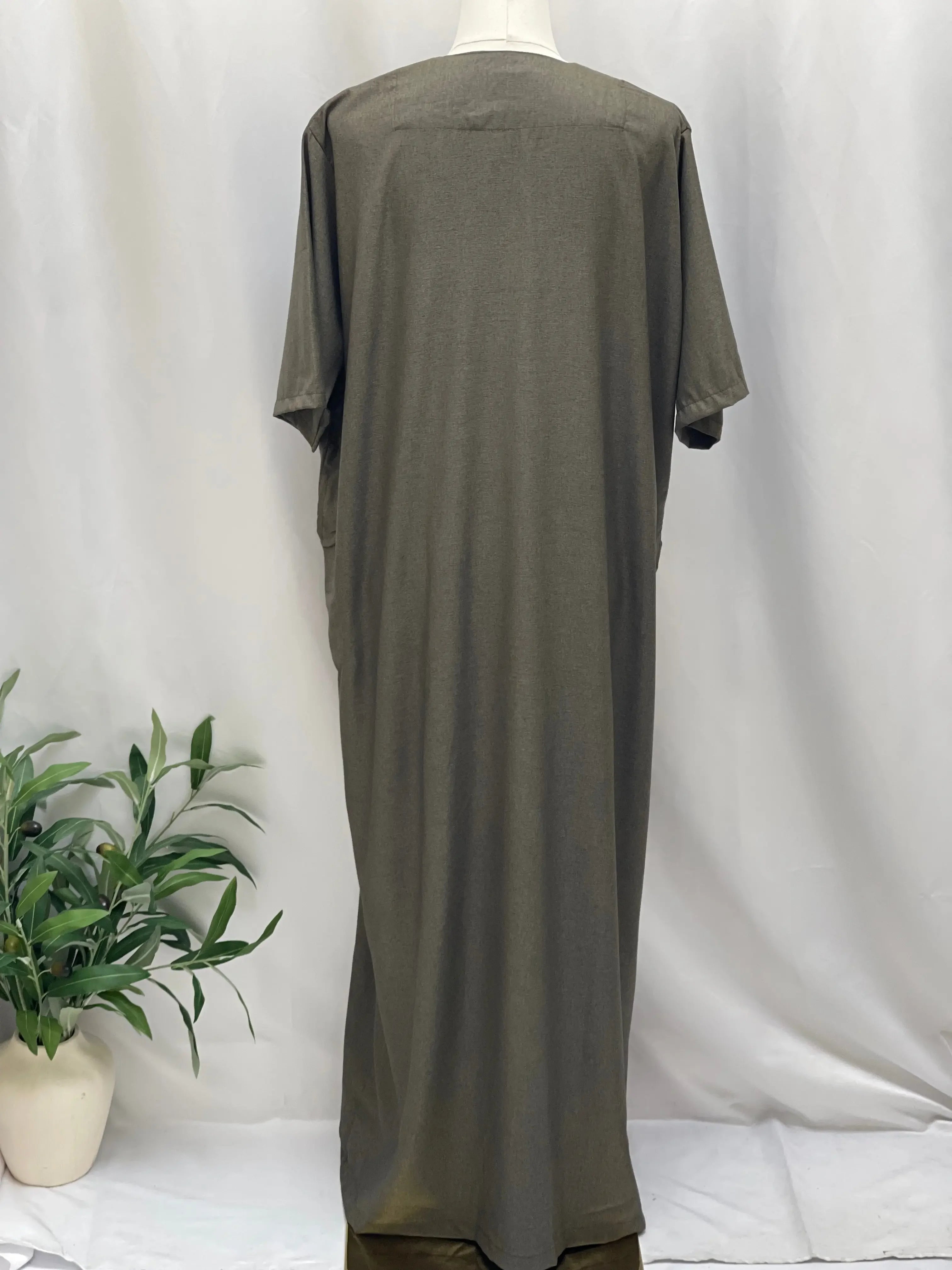 Men's High-Quality Cotton Thobe - Warm & Comfortable Palestinian Elegance