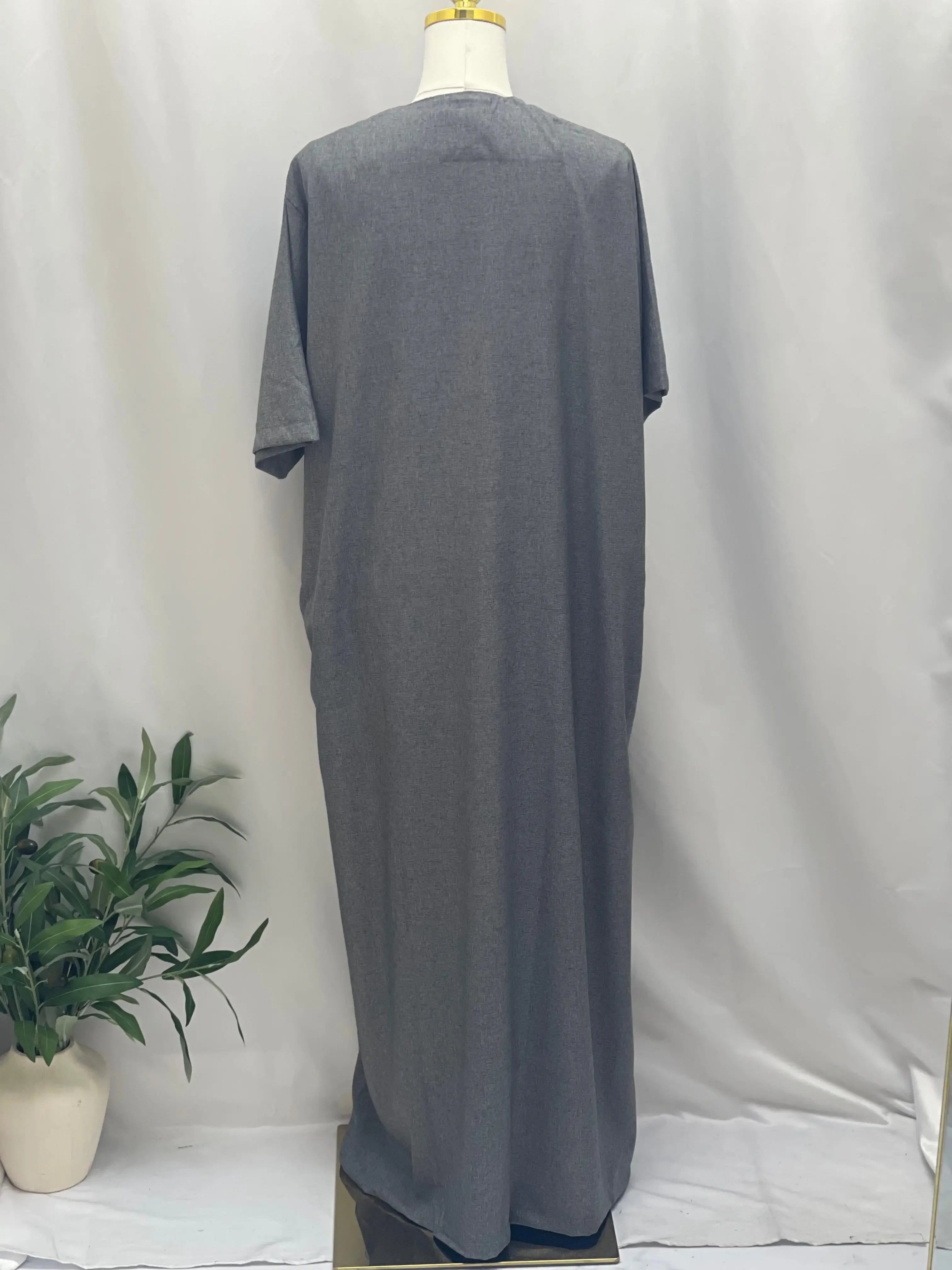 Men's High-Quality Cotton Thobe - Warm & Comfortable Palestinian Elegance