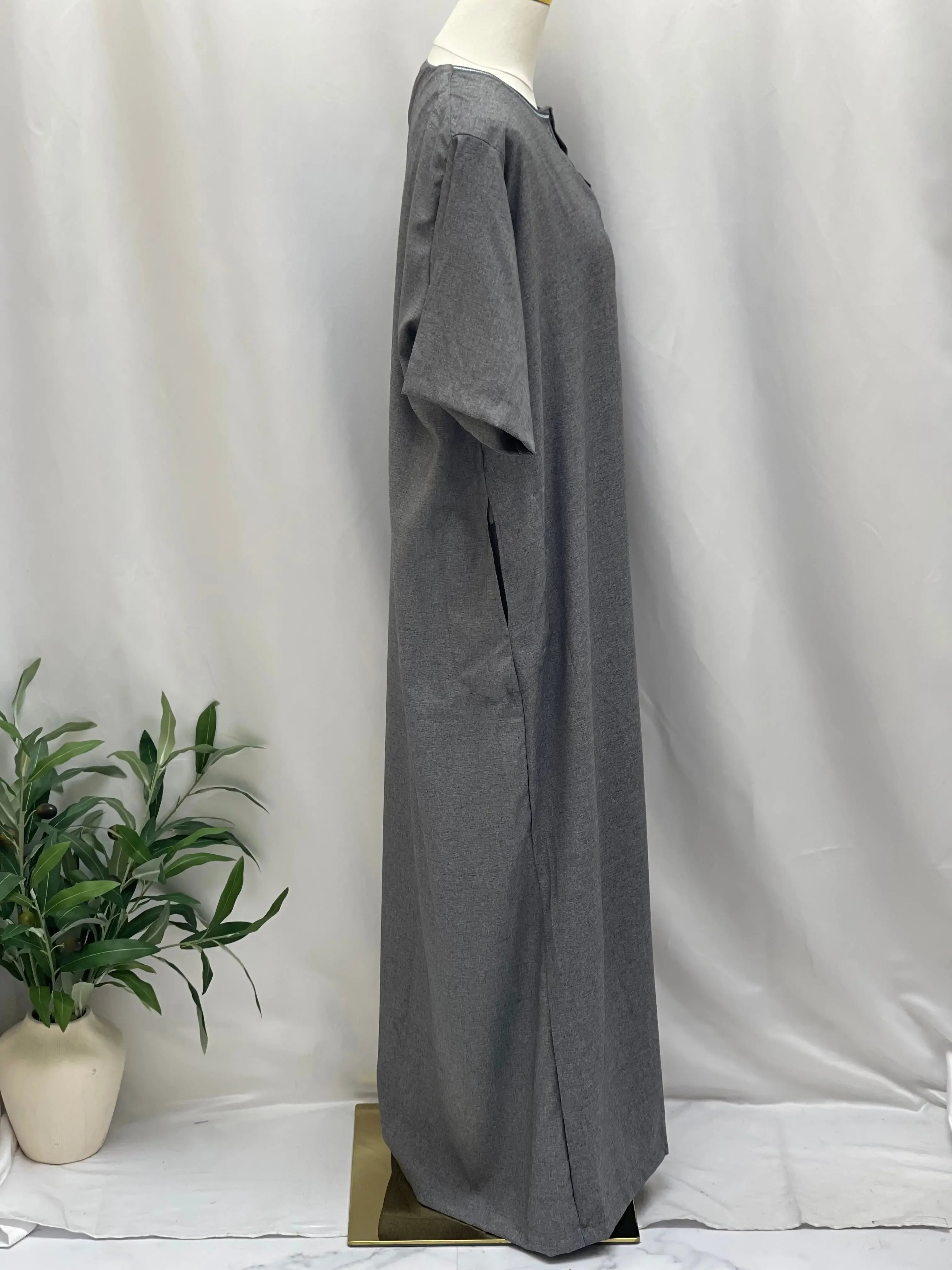 Men's High-Quality Cotton Thobe - Warm & Comfortable Palestinian Elegance