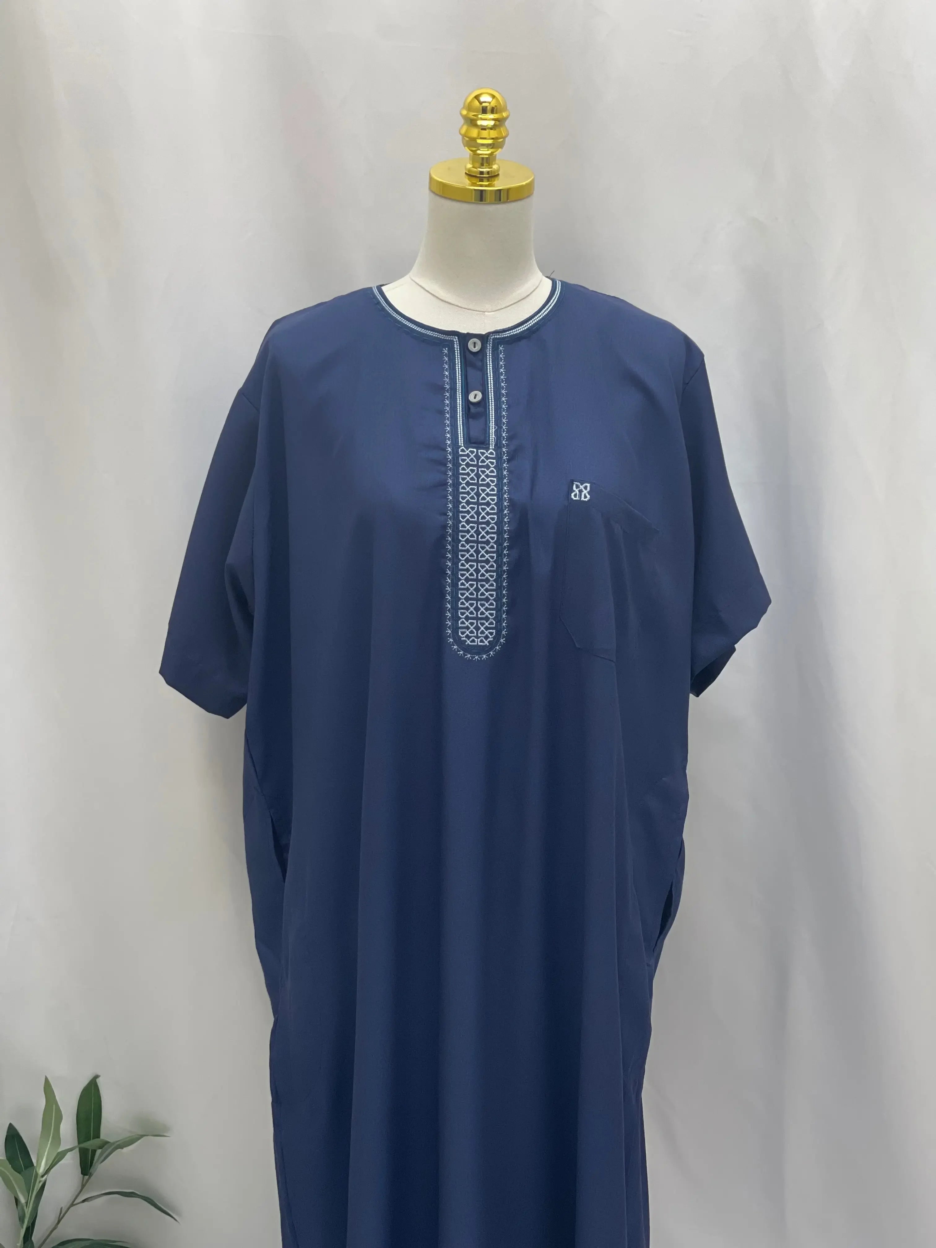 Men's High-Quality Cotton Thobe - Warm & Comfortable Palestinian Elegance