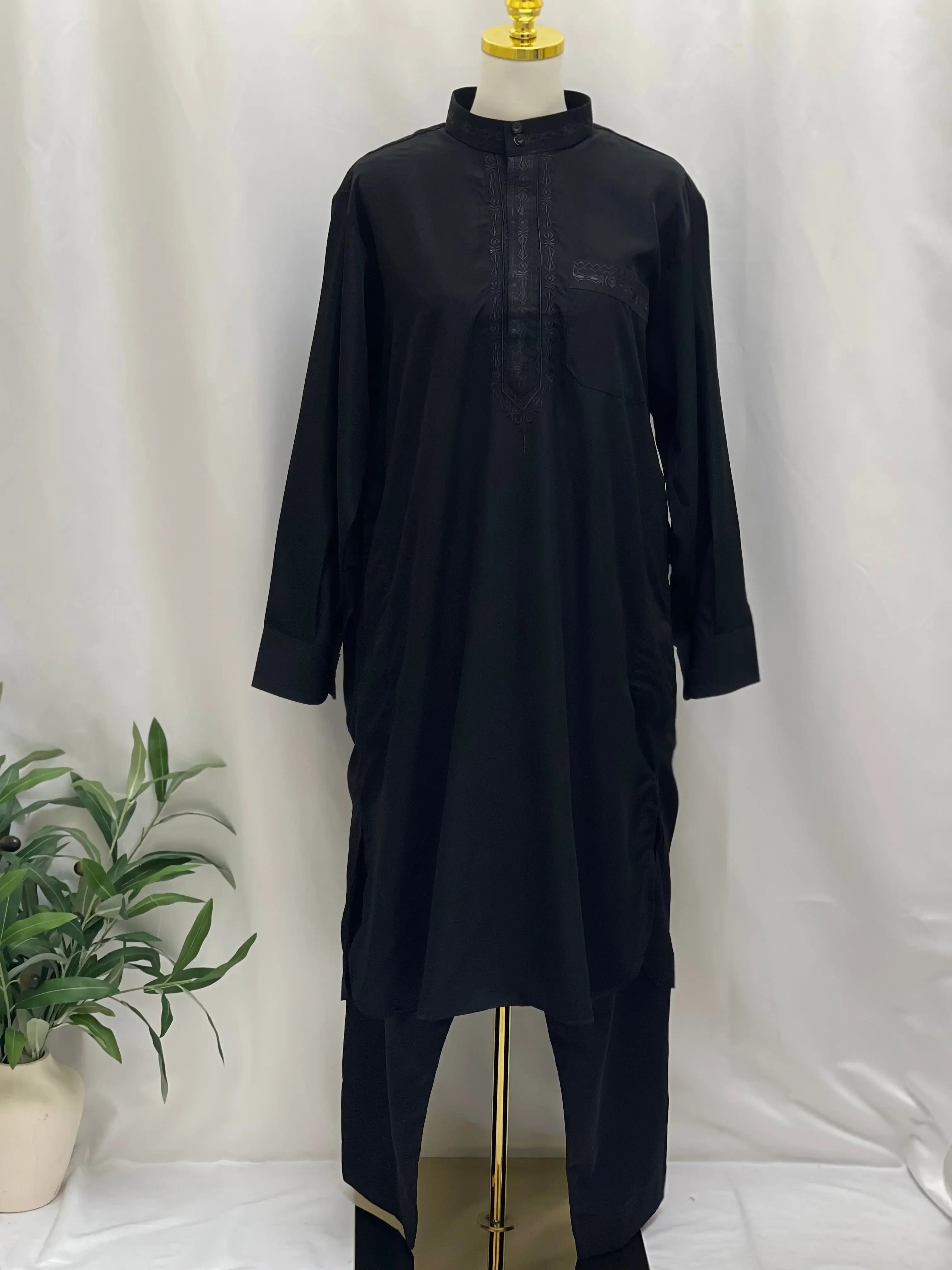 Mens Shalwar Kameez Plain Suit Palestinian Elegance