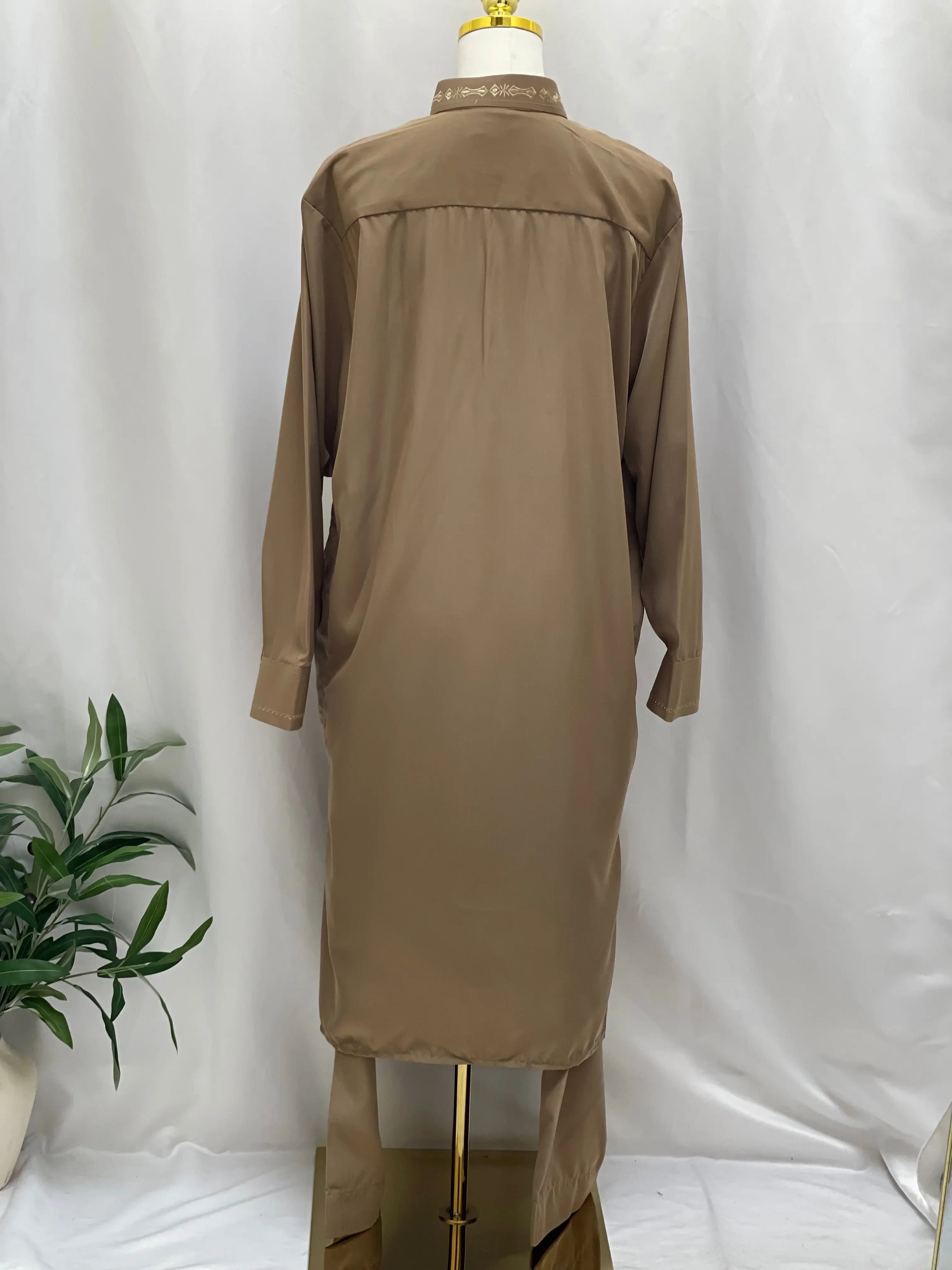 Mens Shalwar Kameez Plain Suit Palestinian Elegance