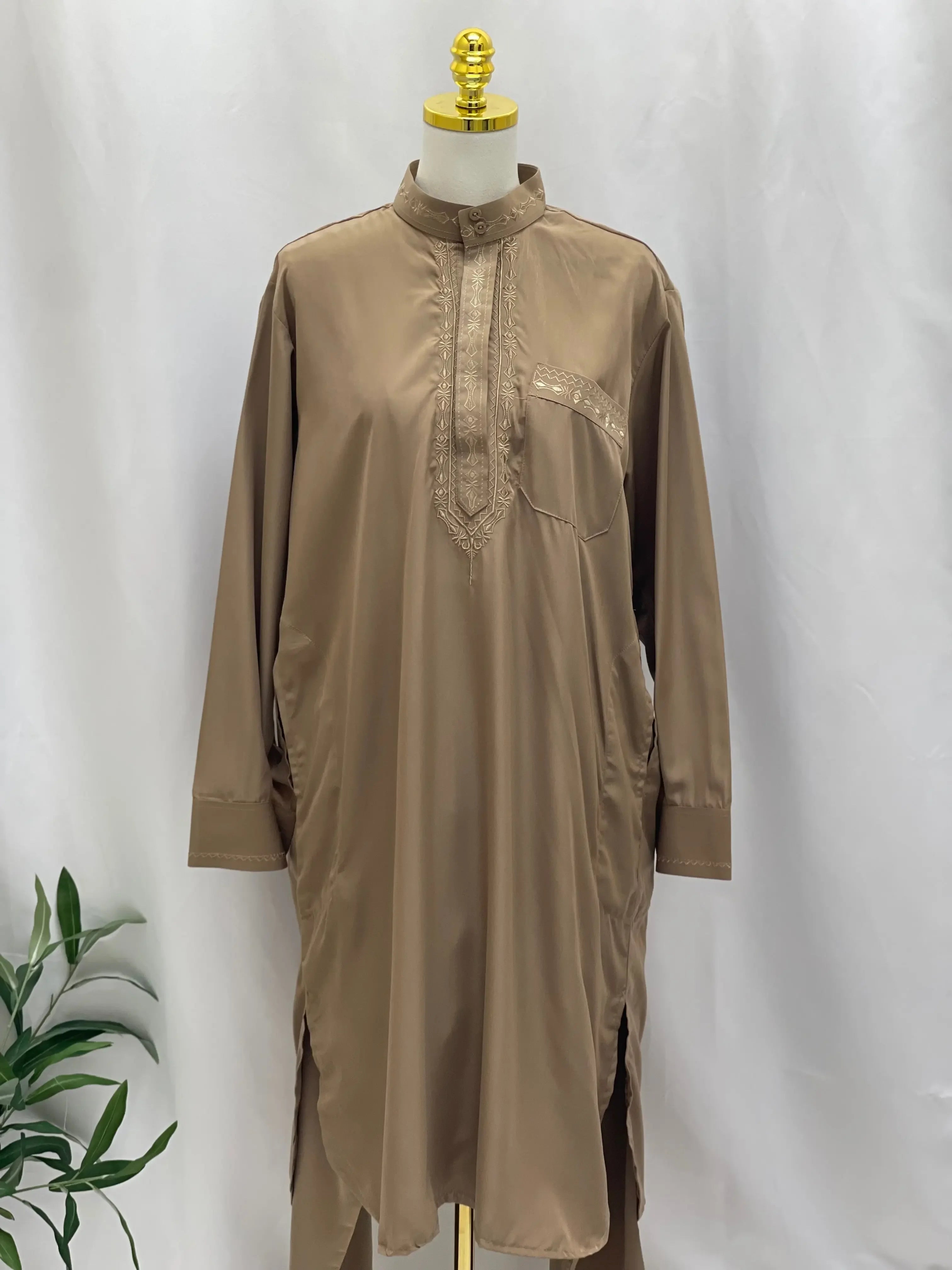Mens Shalwar Kameez Plain Suit Palestinian Elegance