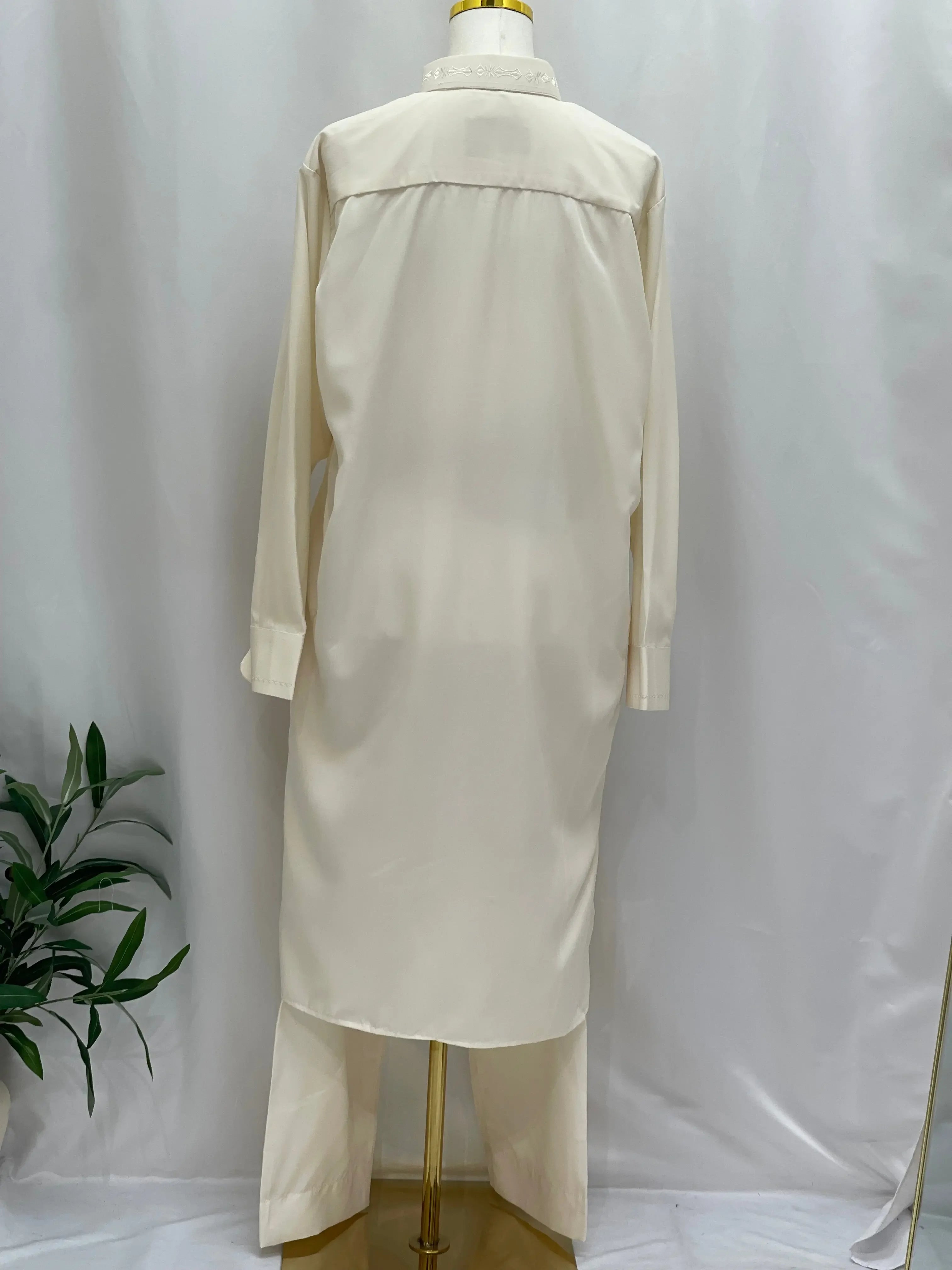 Mens Shalwar Kameez Plain Suit Palestinian Elegance