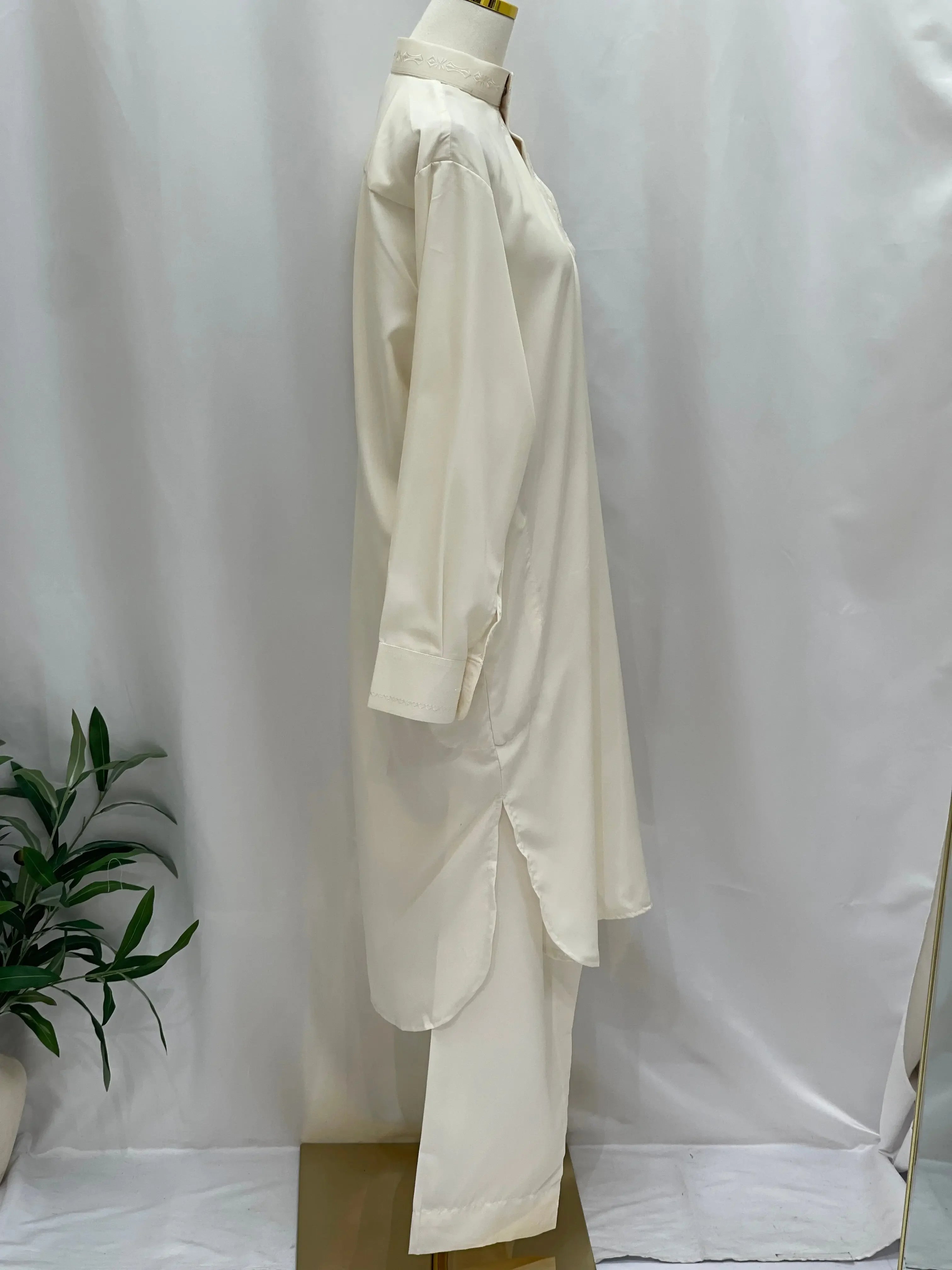 Mens Shalwar Kameez Plain Suit Palestinian Elegance