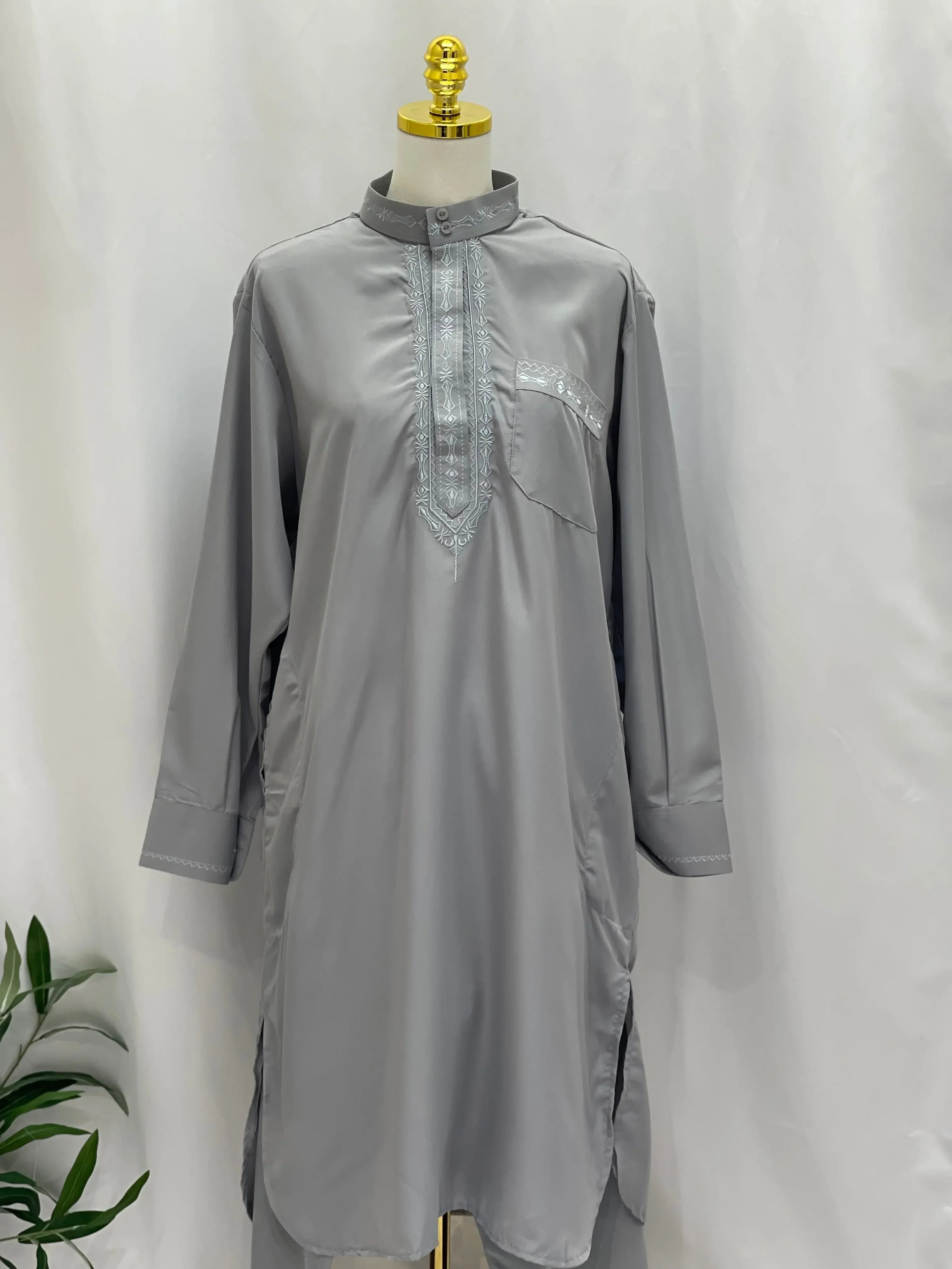 Mens Shalwar Kameez Plain Suit Palestinian Elegance