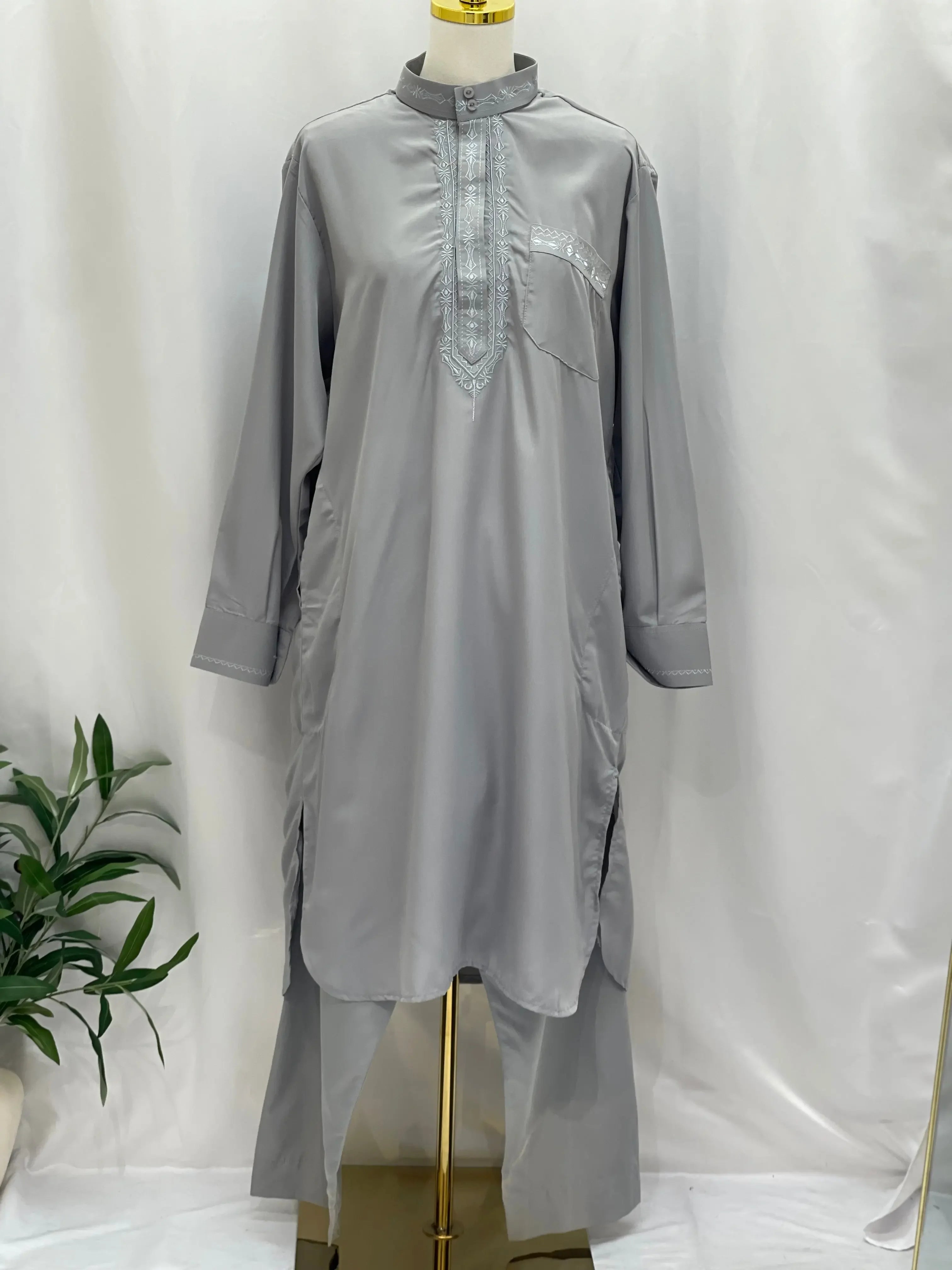 Mens Shalwar Kameez Plain Suit Palestinian Elegance