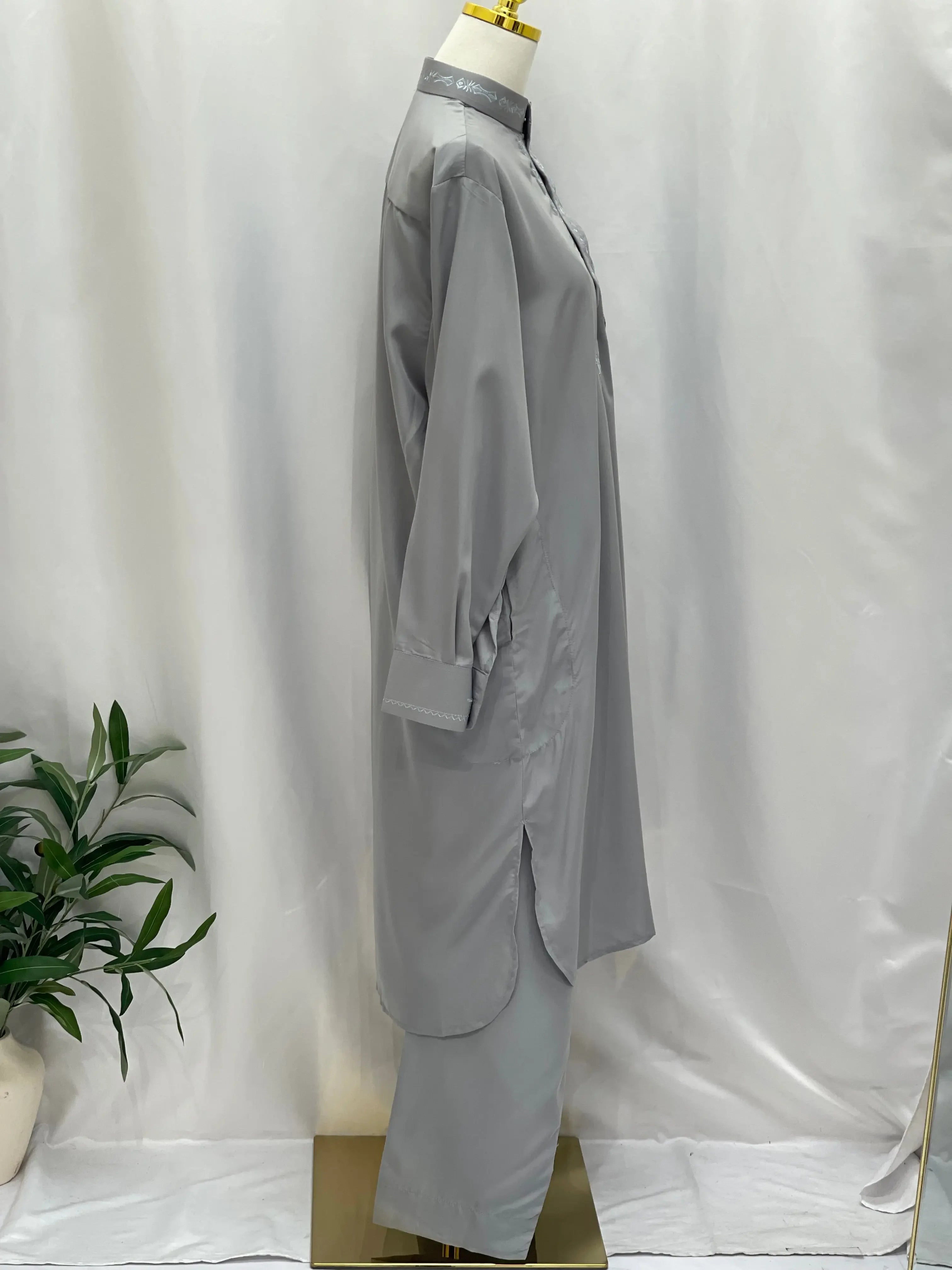 Mens Shalwar Kameez Plain Suit Palestinian Elegance