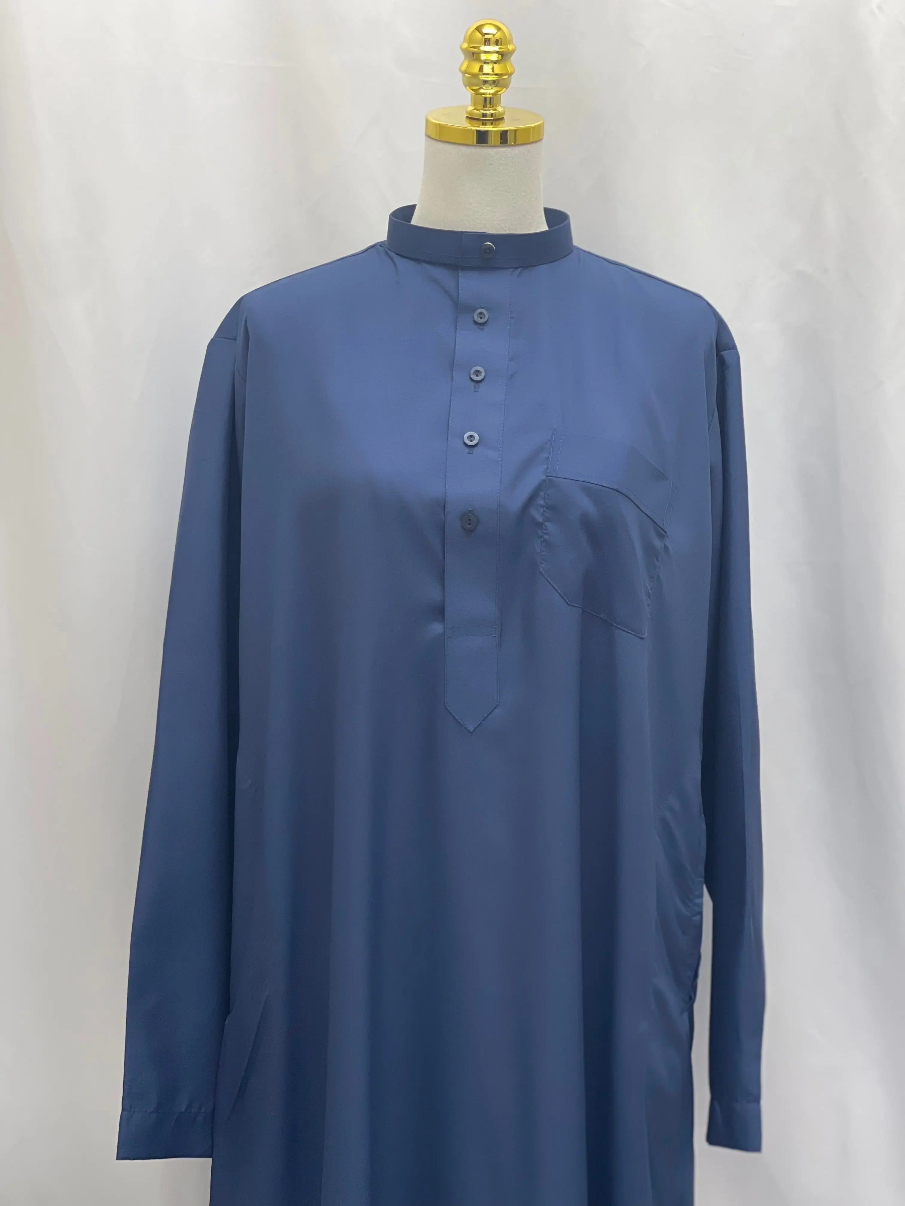 Basic High-Quality Men's Thobe - Timeless Comfort & Style Palestinian Elegance