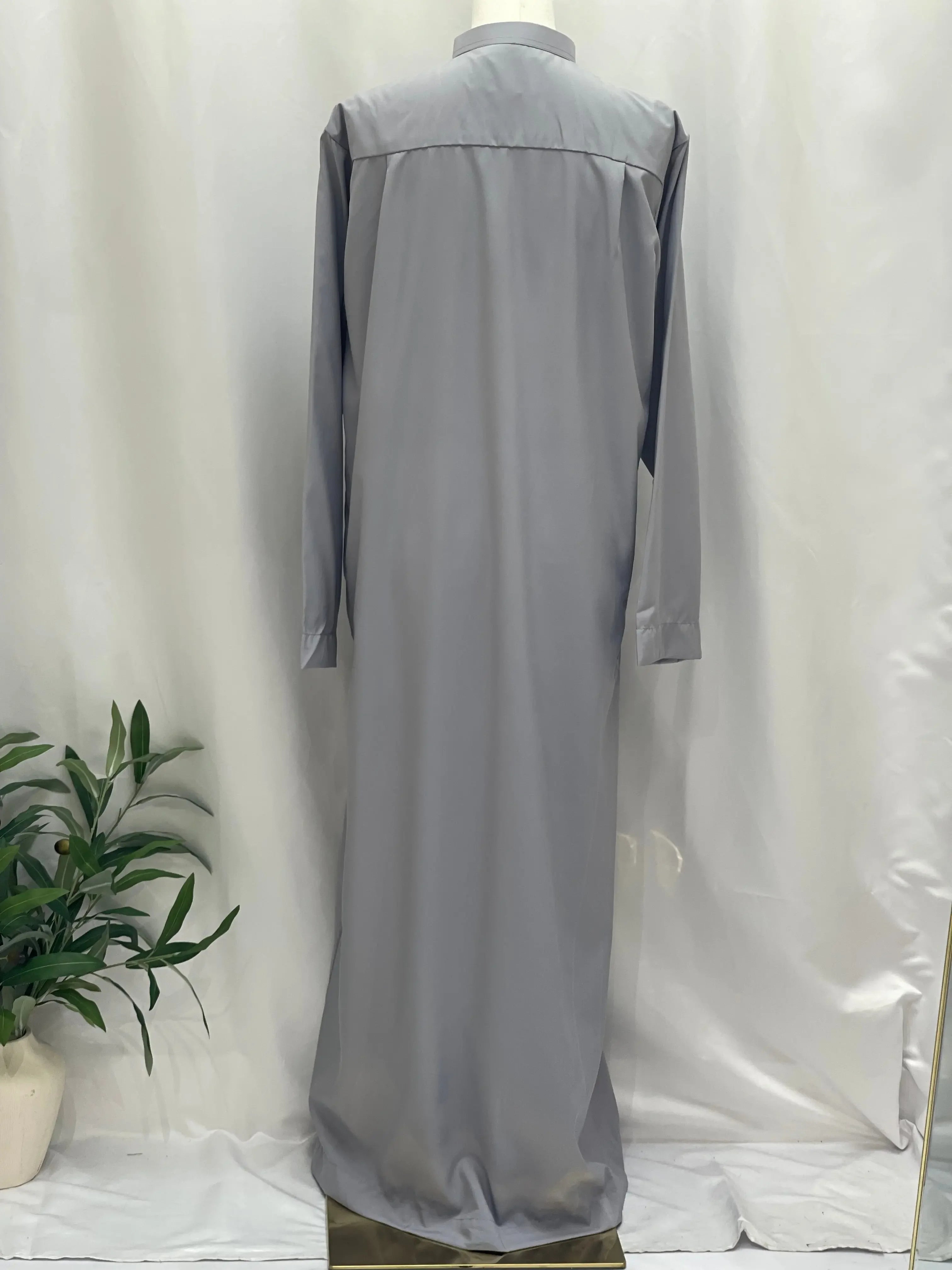 Basic High-Quality Men's Thobe - Timeless Comfort & Style Palestinian Elegance