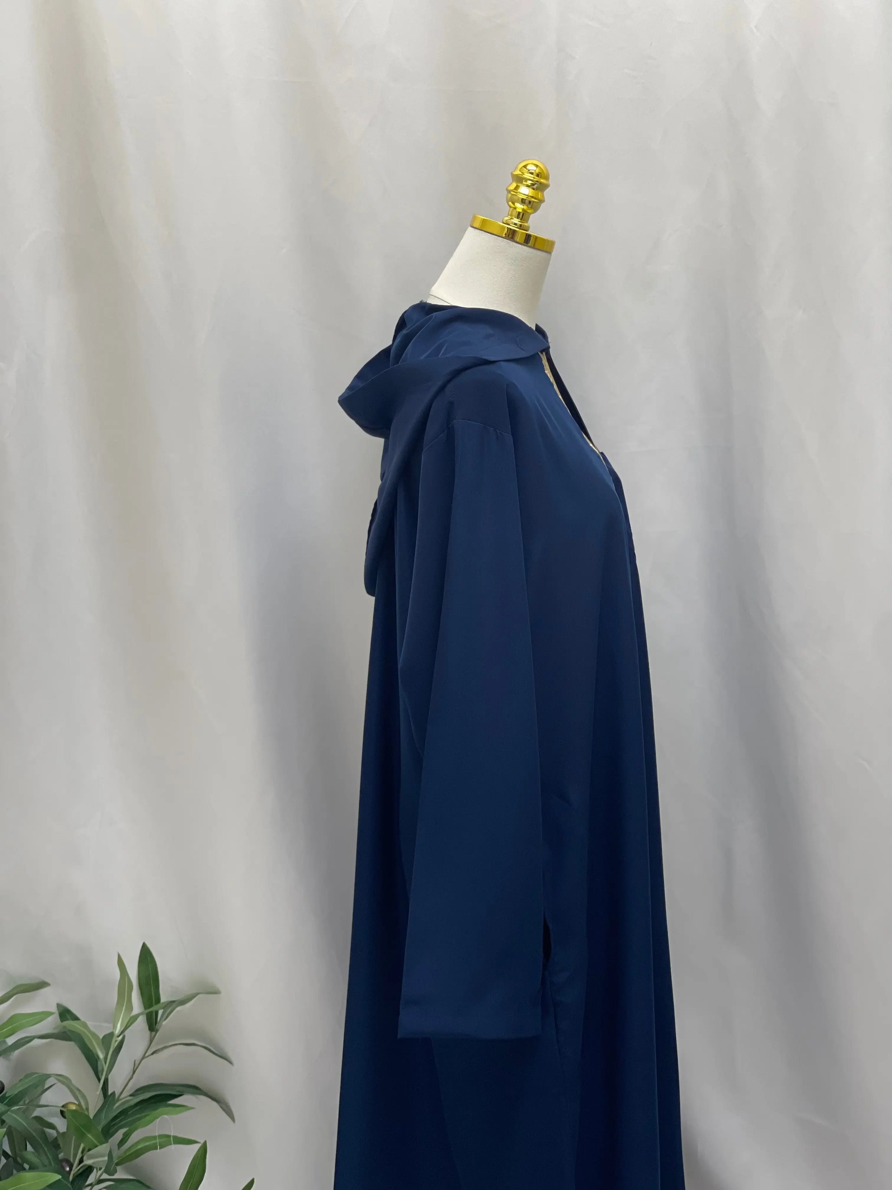 Men's Thobe with Hood & Unique Designs - Multi Colors Palestinian Elegance