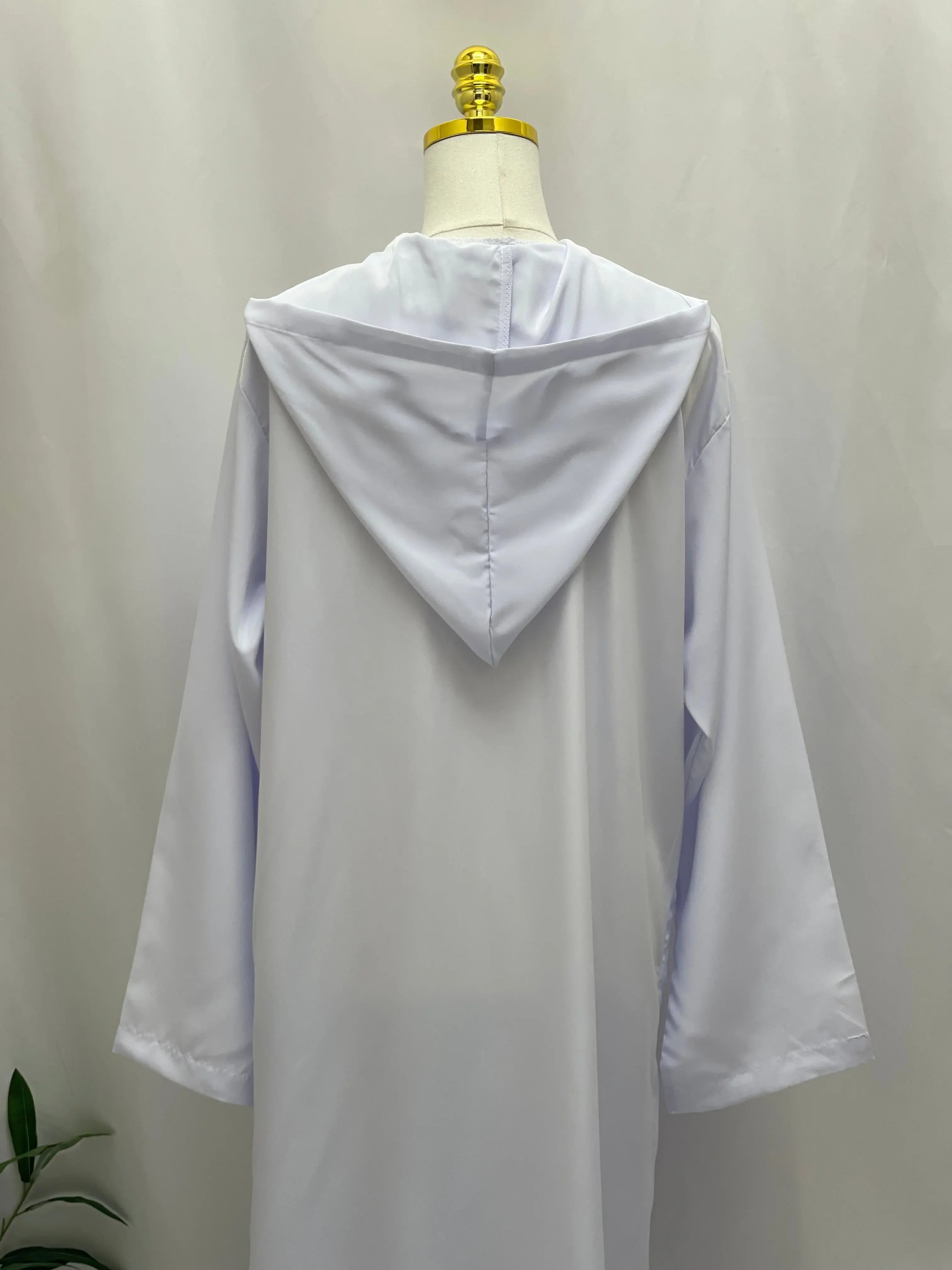 Men's Thobe with Hood & Unique Designs - Multi Colors Palestinian Elegance