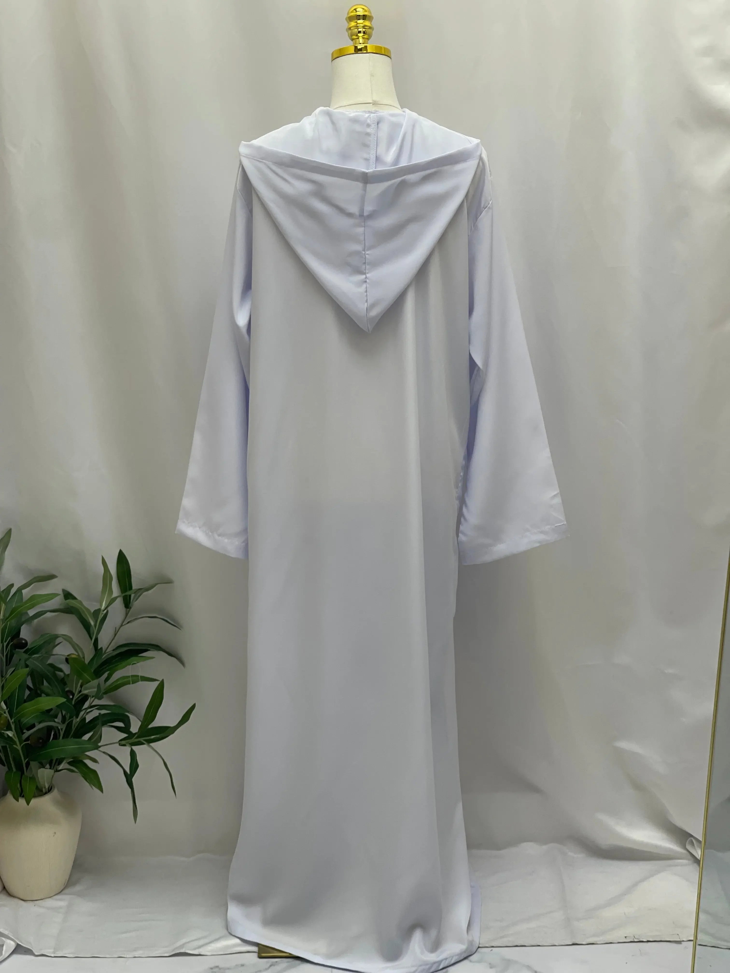 Men's Thobe with Hood & Unique Designs - Multi Colors Palestinian Elegance