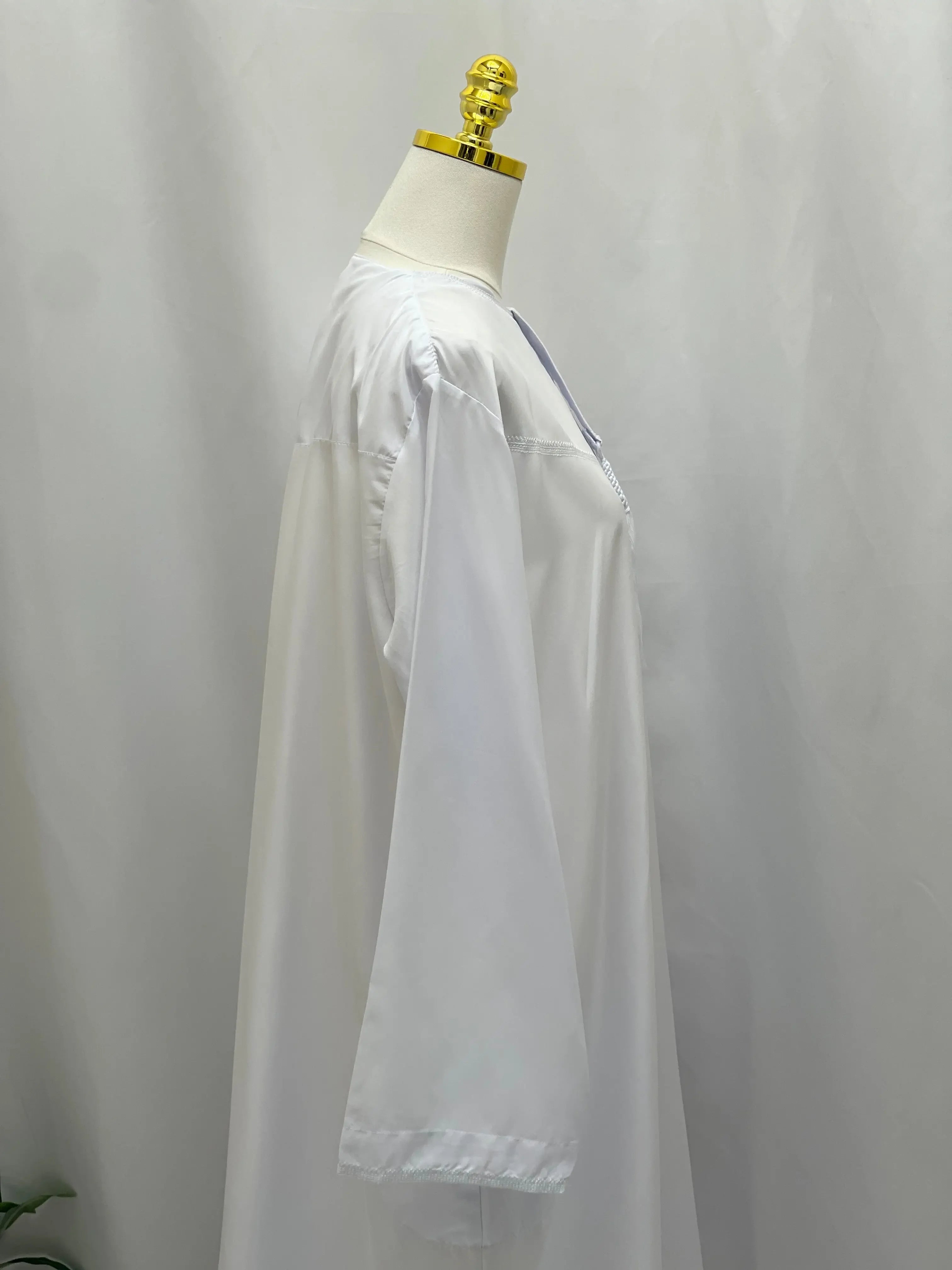 Men's High-Quality Thobe with Sharshoba Tassel -l Palestinian Elegance