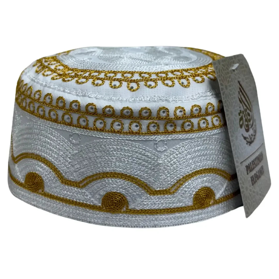 Men's Traditional Prayer Hat - High Quality, Multiple Variants Palestinian Elegance