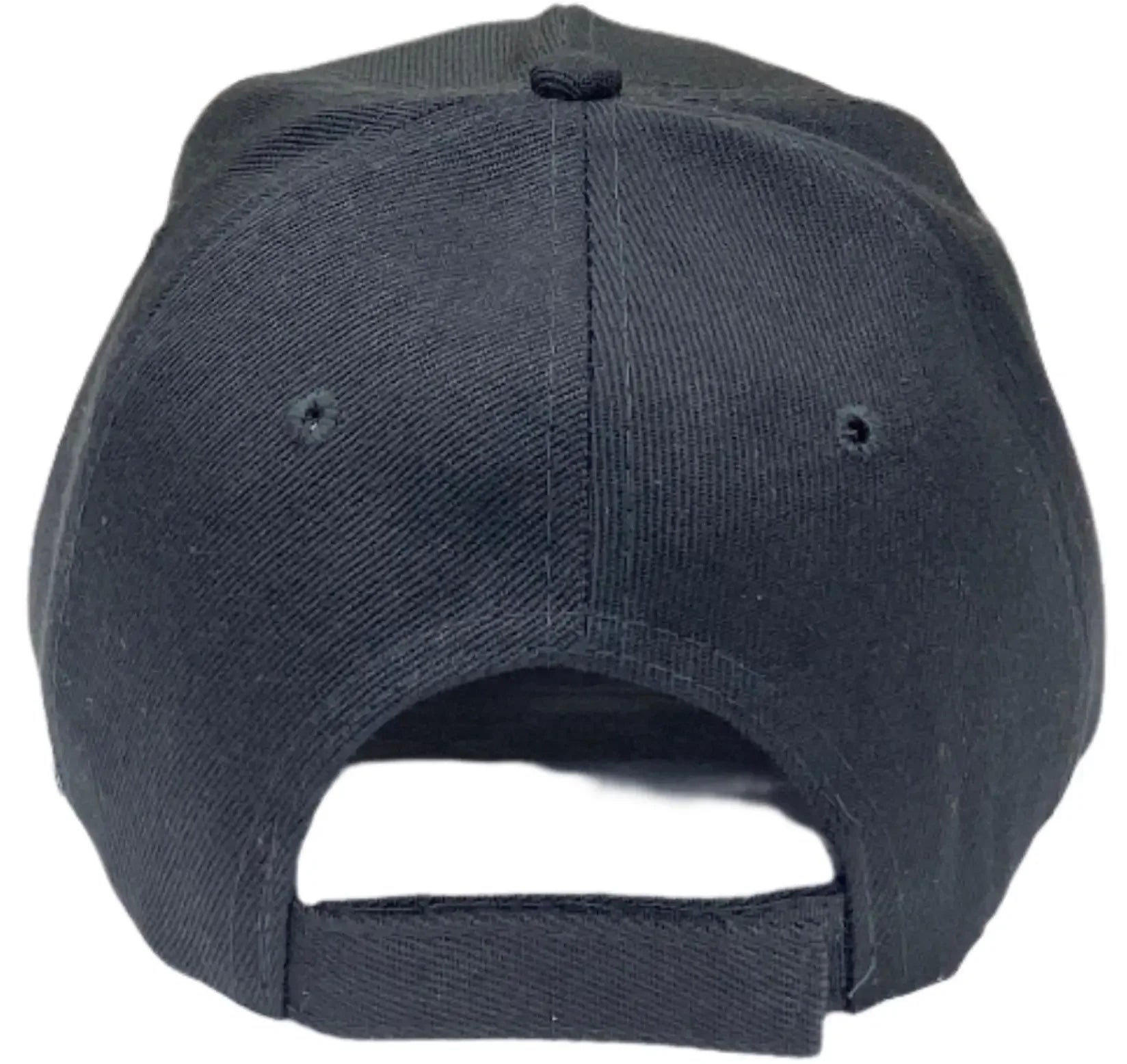 Black adjustable back view of Palestine kuffeya map hat by Palestinian Elegance accessories