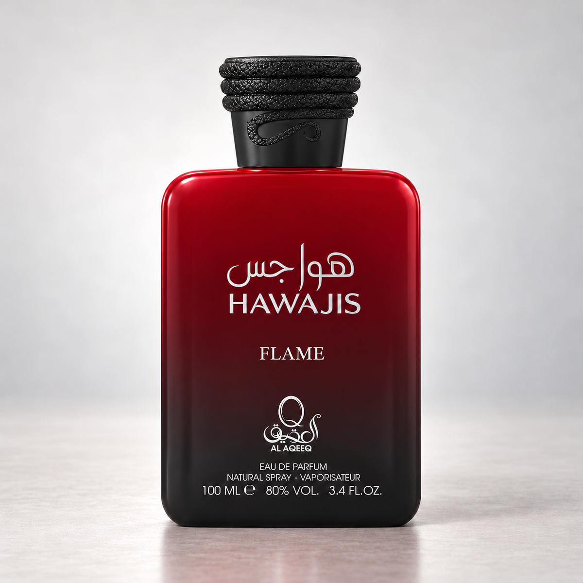 Al Aqeeq Hawajis Flame Eau de Parfum – 100 ml — bottle front view