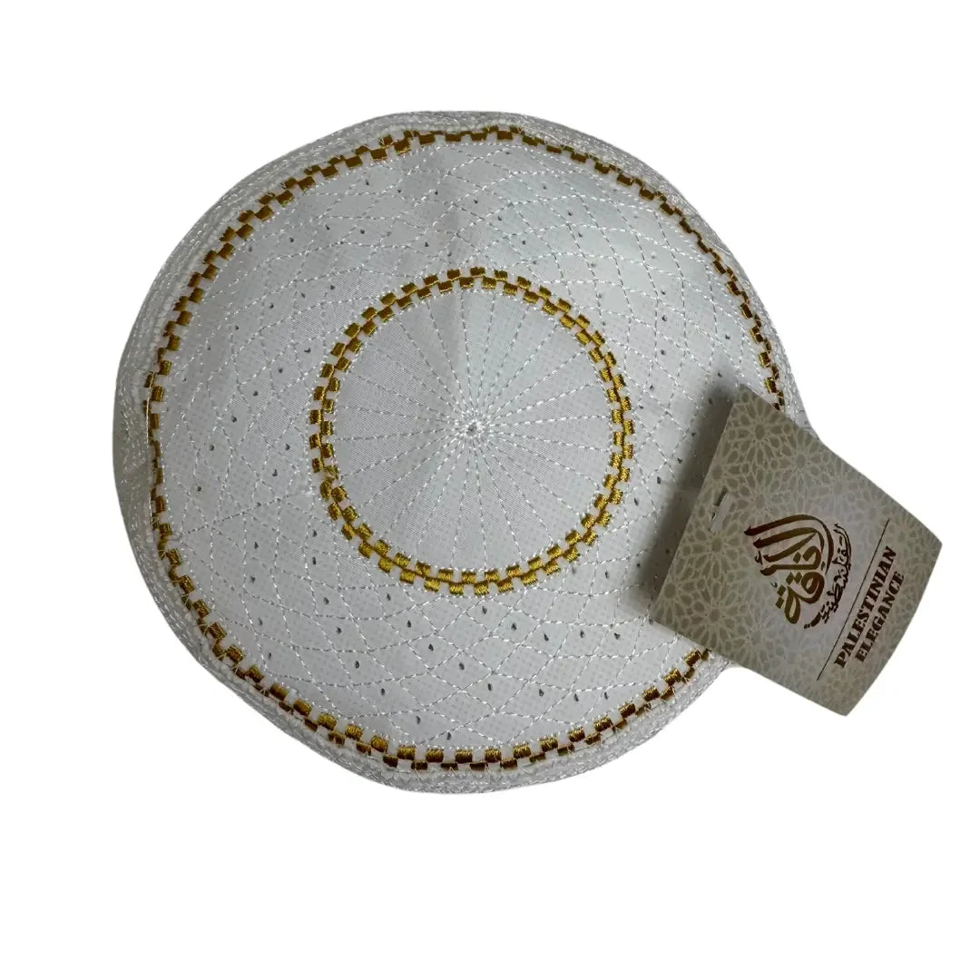 Elegant Men's Traditional Prayer Hat - Premium Quality, Multiple Variants Palestinian Elegance