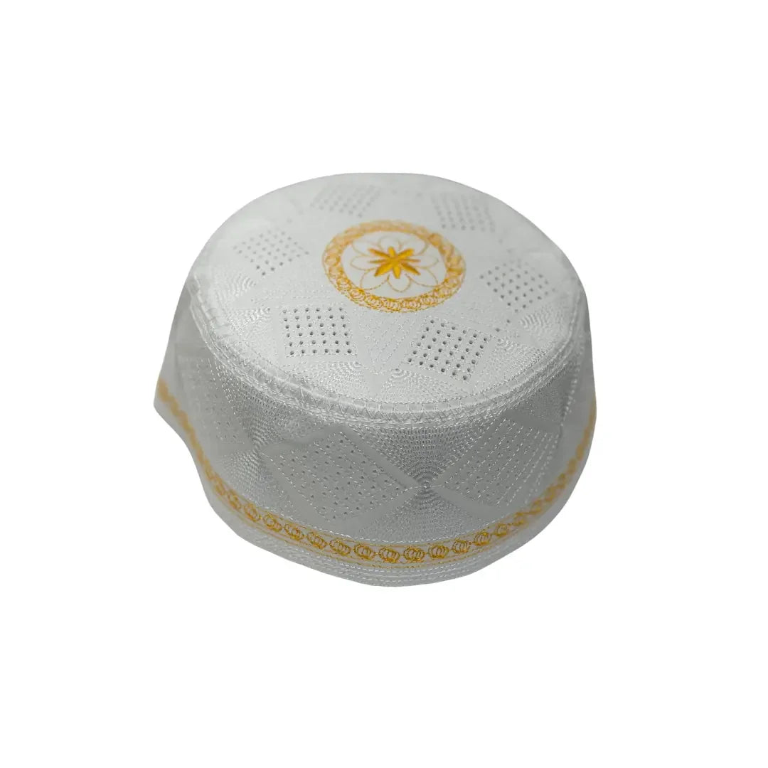 Elegant Men's Traditional Prayer Hat - Premium Quality, Multiple Variants Palestinian Elegance