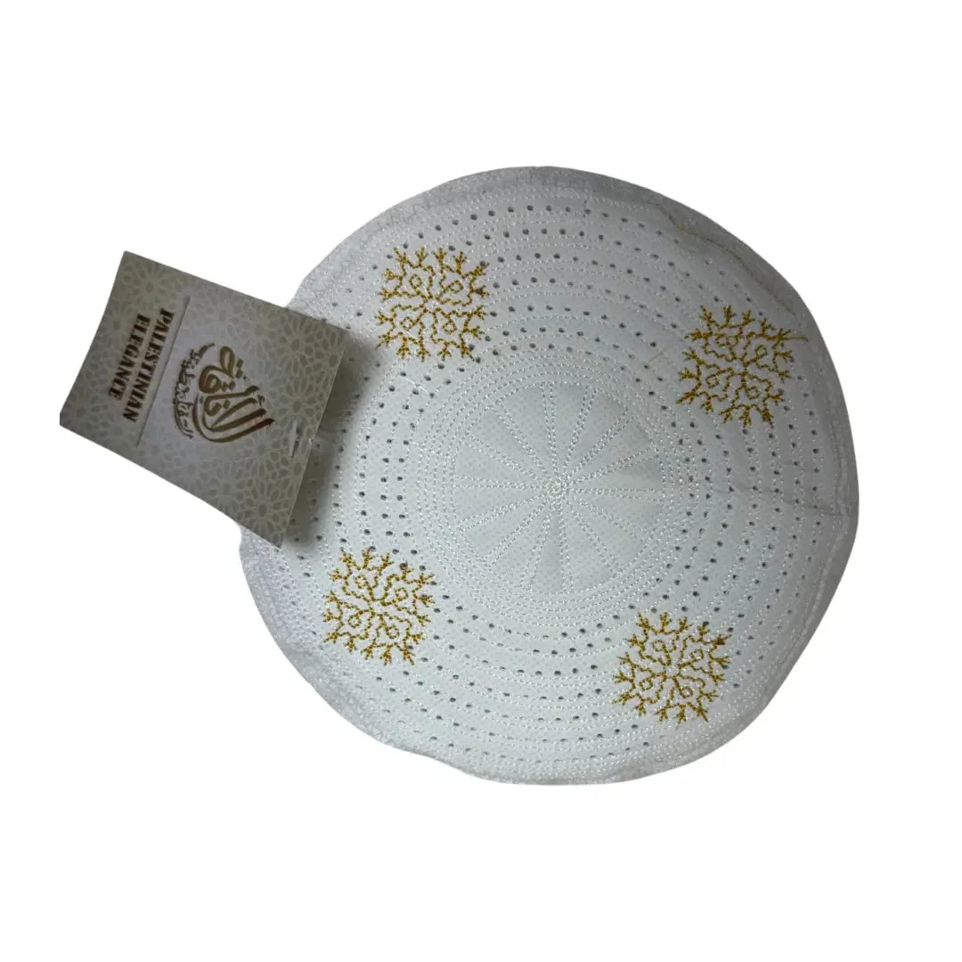 Elegant Men's Traditional Prayer Hat - Premium Quality, Multiple Variants Palestinian Elegance