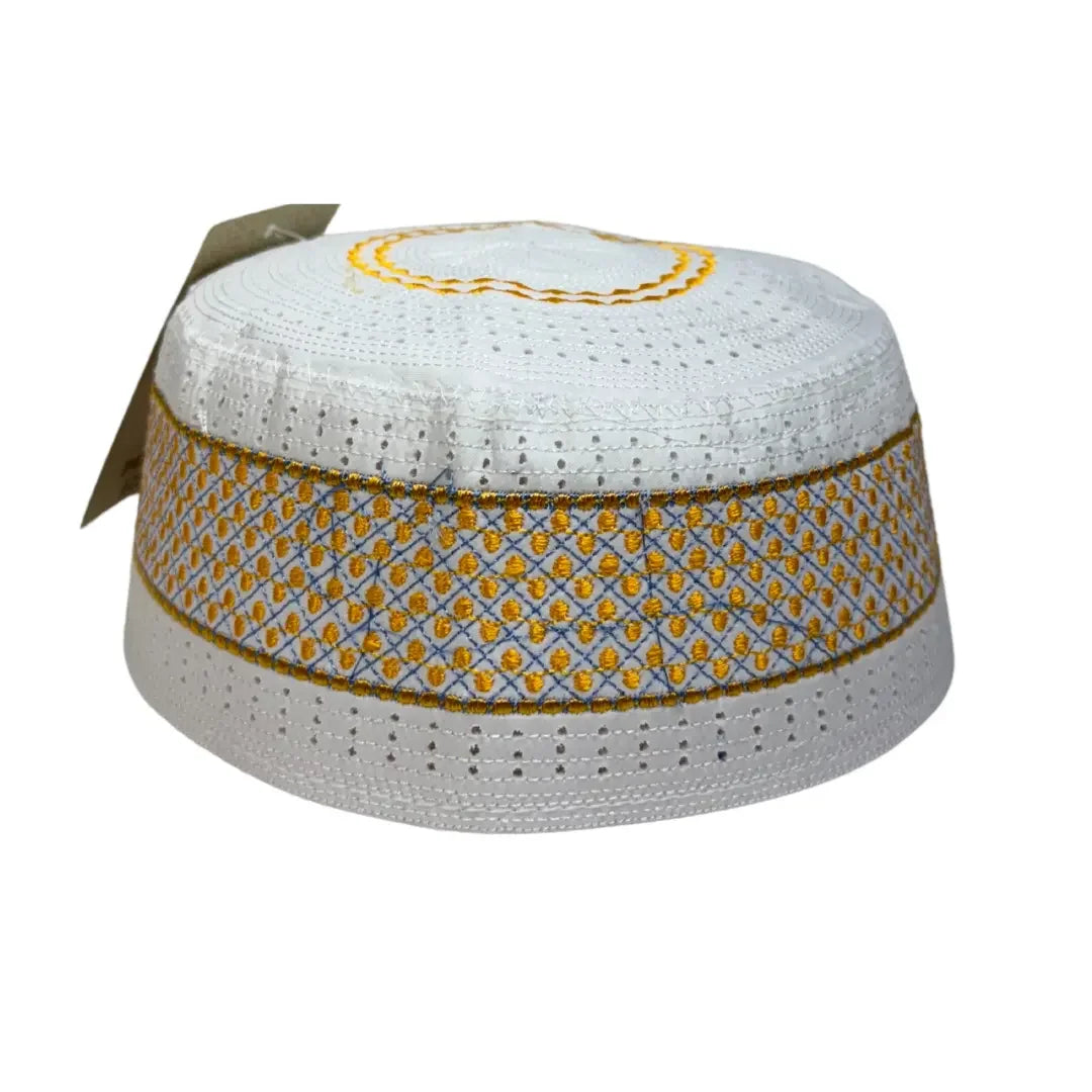 Elegant Men's Traditional Prayer Hat - Premium Quality, Multiple Variants Palestinian Elegance