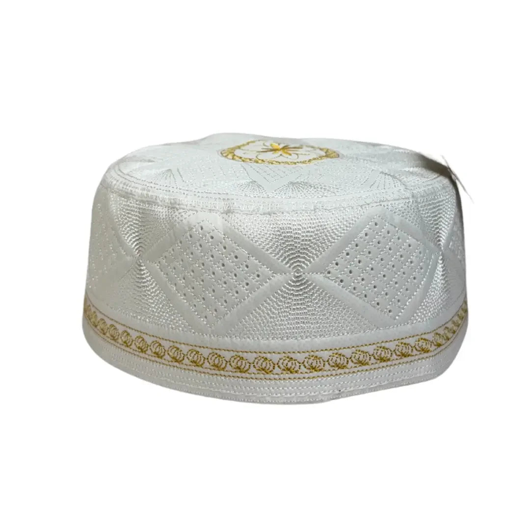 Elegant Men's Traditional Prayer Hat - Premium Quality, Multiple Variants Palestinian Elegance