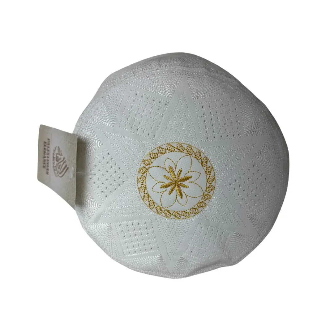 Elegant Men's Traditional Prayer Hat - Premium Quality, Multiple Variants Palestinian Elegance