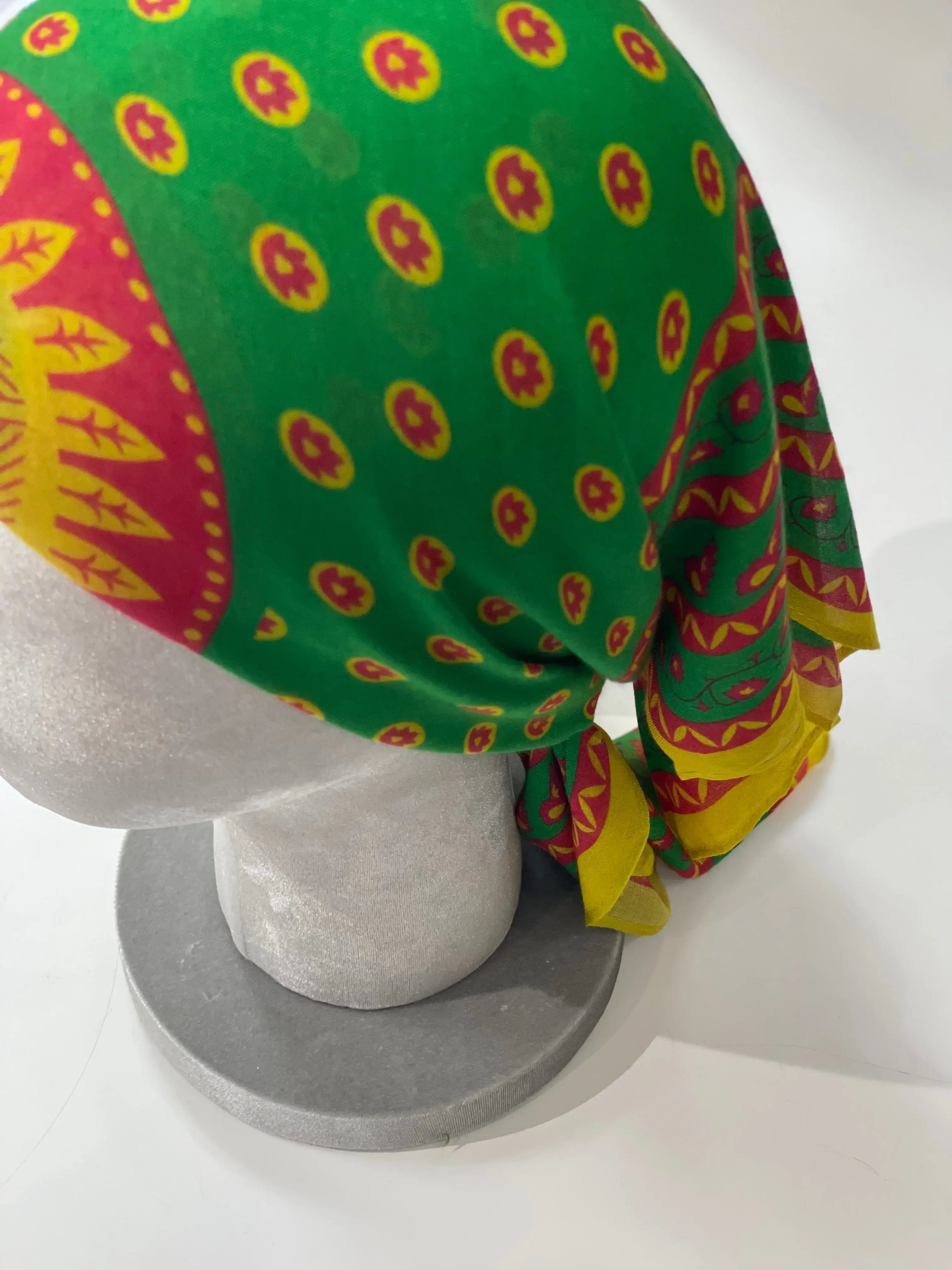 Square Printed Modal Scarf - Stylish and Versatile Fashion Accessory Palestinian Elegance