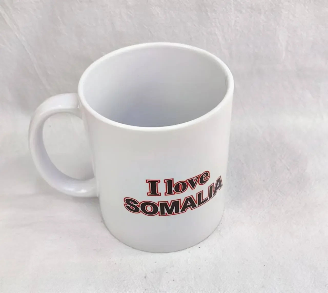 I Love Somalia Two-Faced Cup Design Palestinian Elegance