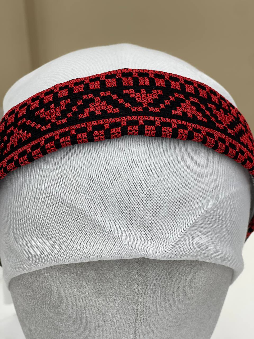 Palestinian Embroidered Headband-featuring classic geometric outfits special occasions.
