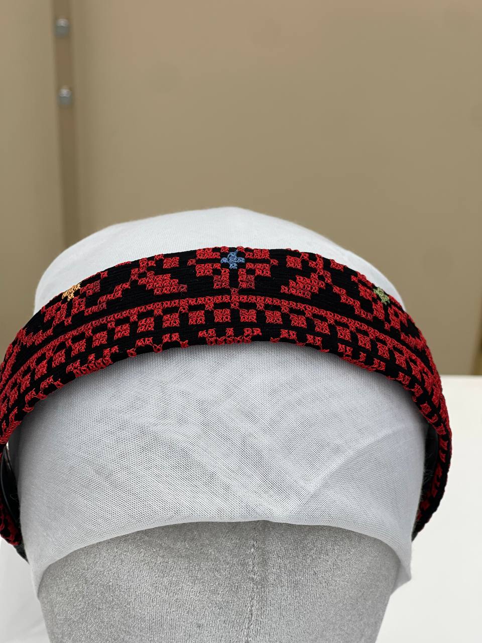 Palestinian Embroidered Headband-featuring classic geometric outfits special occasions.