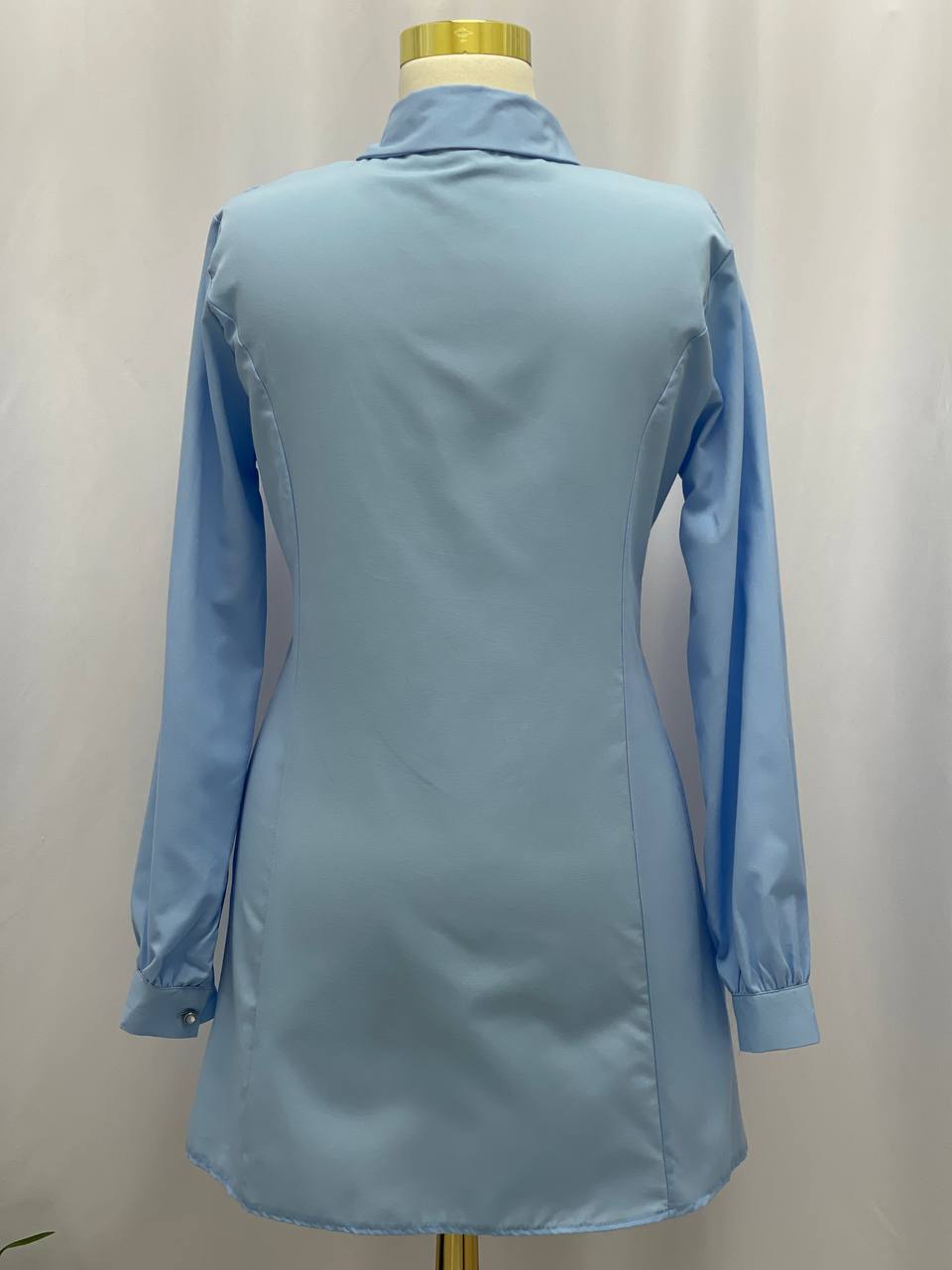 Opulence Pleated Shirt Dress