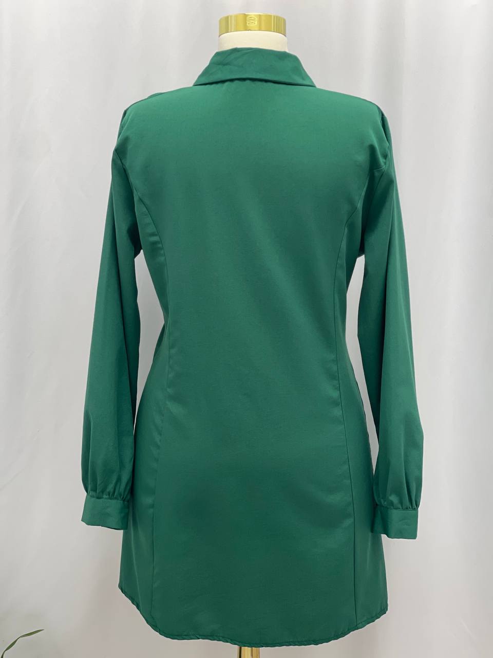 Opulence Pleated Shirt Dress